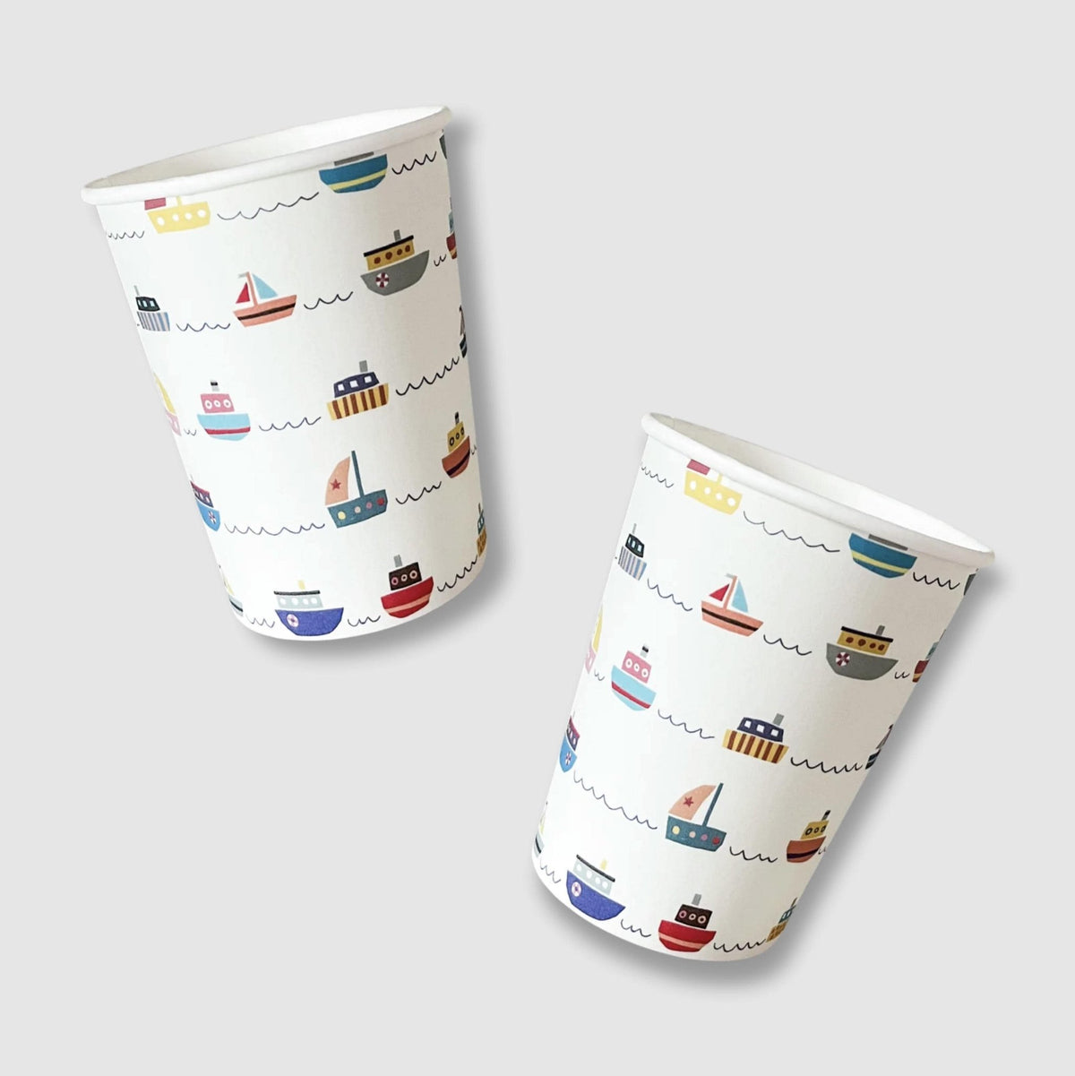 Boats Party Paper Cups 8ct - Stesha Party