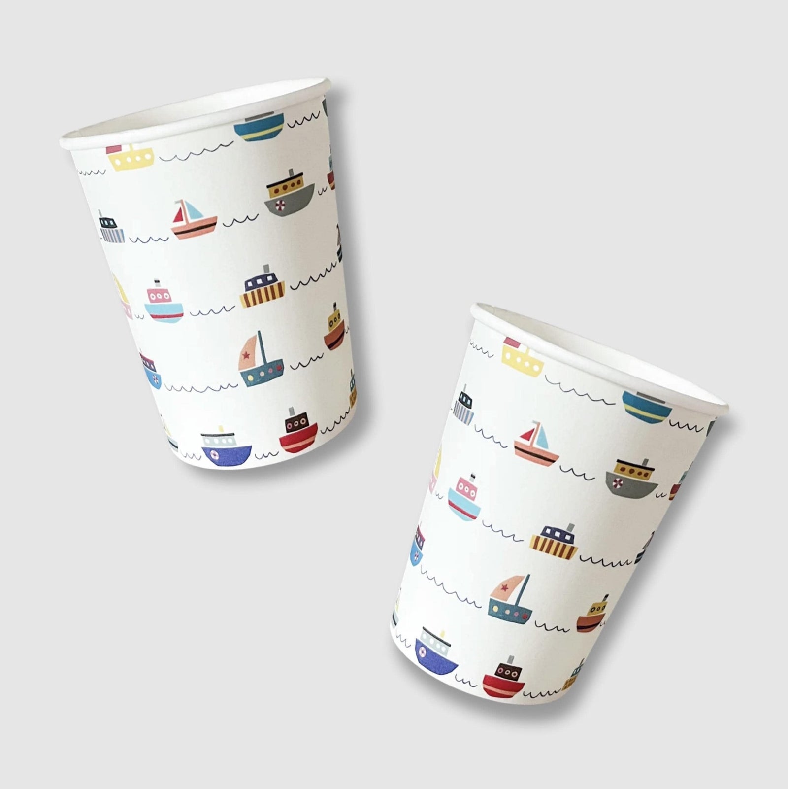 Boats Party Paper Cups 8ct - Stesha Party