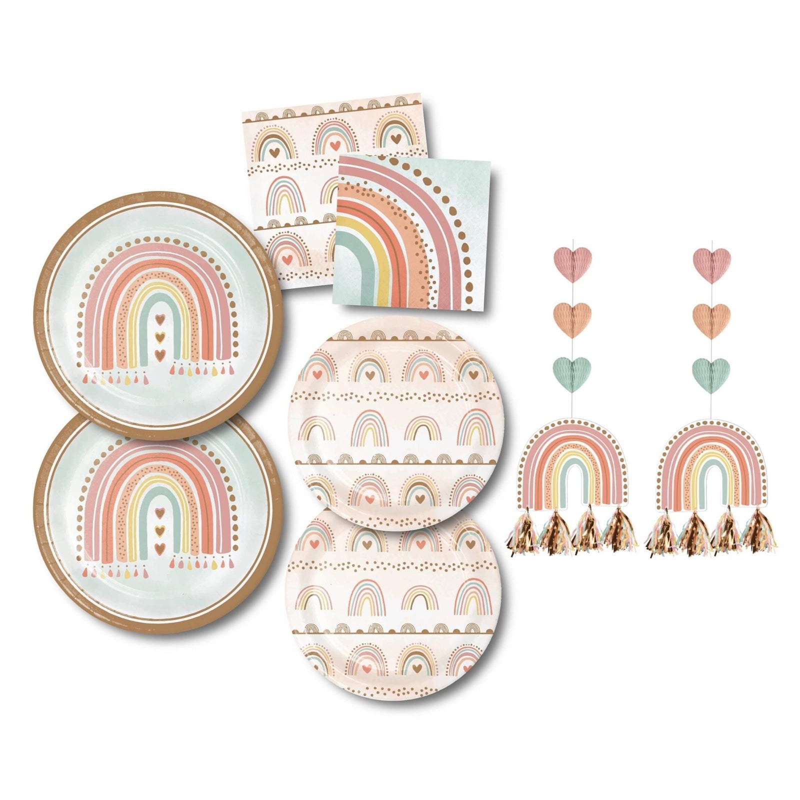 Boho Rainbow Party Supplies - Stesha Party