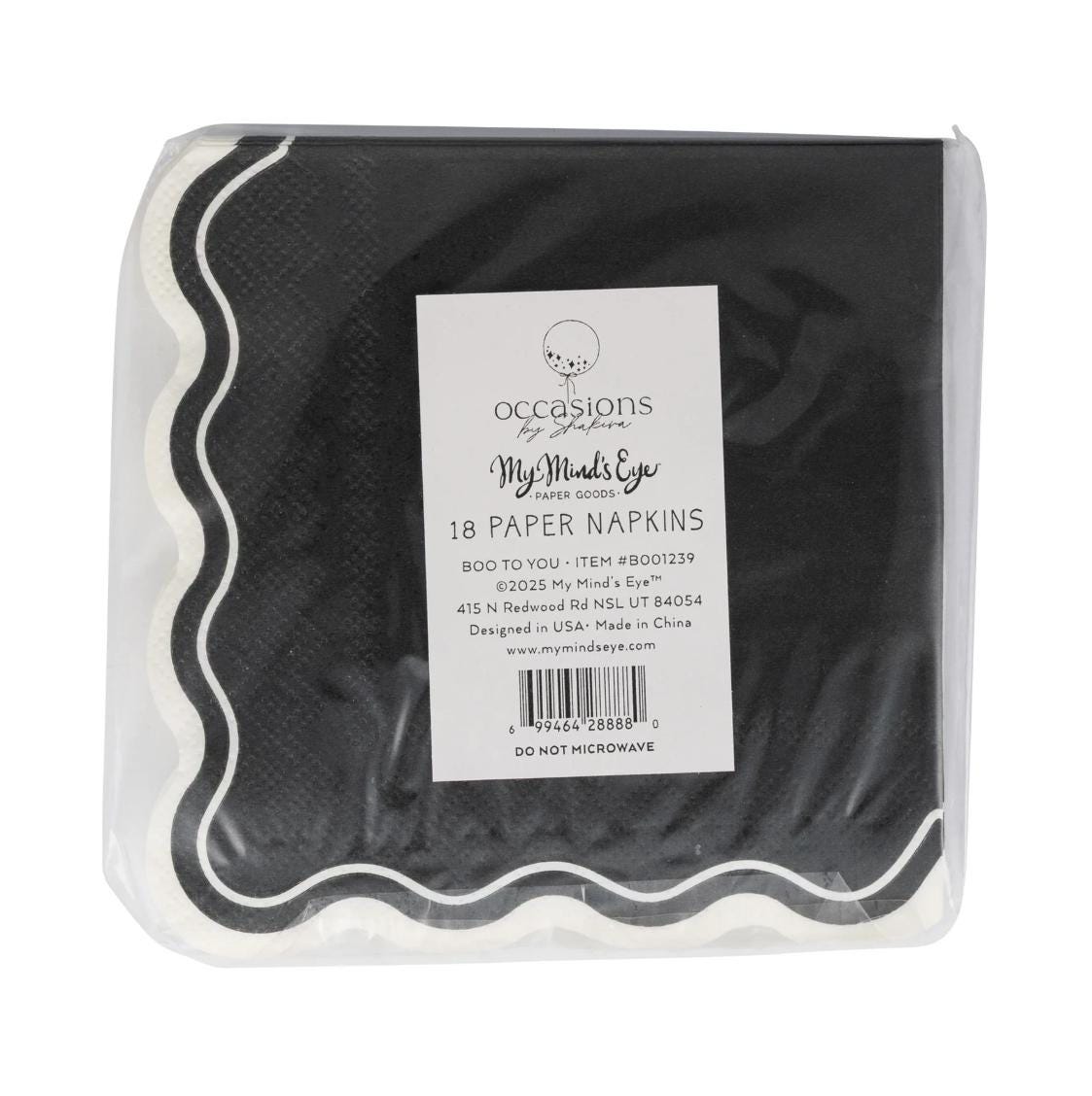 Boo Ghost Party Napkins 18ct - Stesha Party