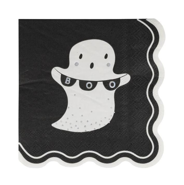 Boo Ghost Party Napkins 18ct - Stesha Party