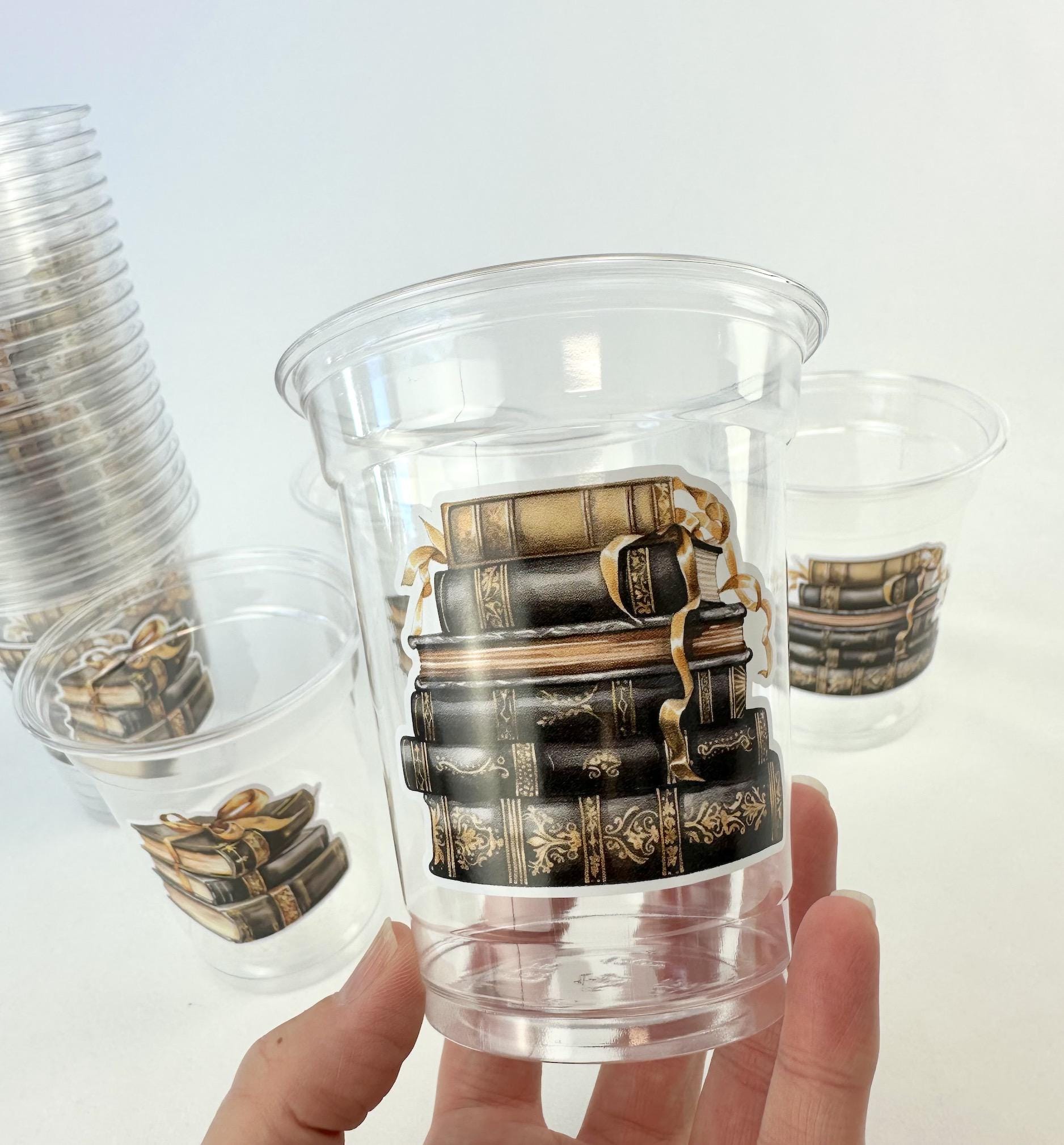 Book Themed Party Cups 24ct 12oz - Stesha Party