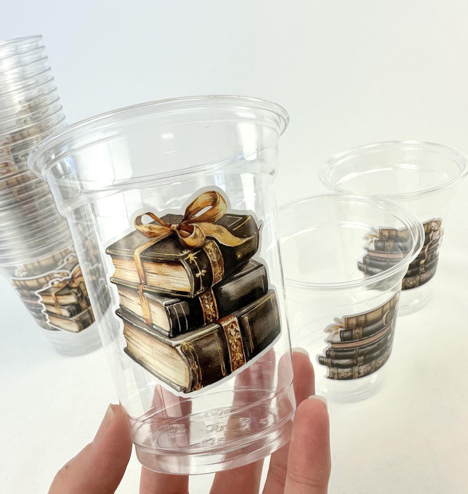 Book Themed Party Cups 24ct 12oz - Stesha Party