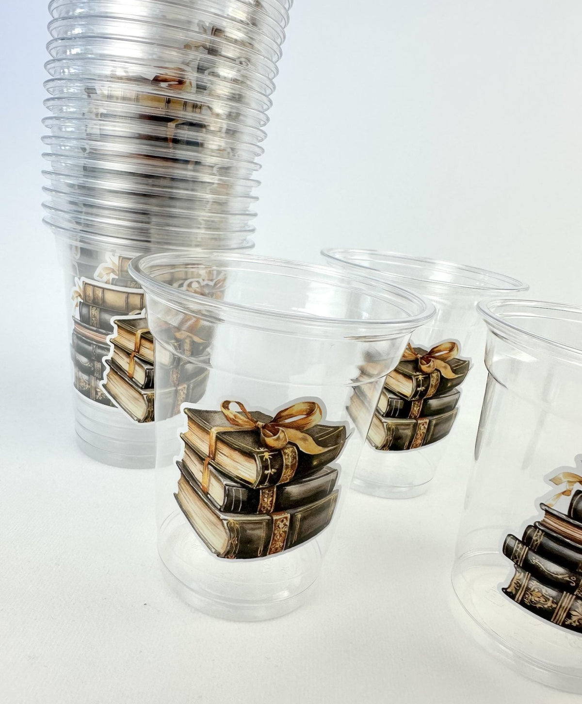 Book Themed Party Cups 24ct 12oz - Stesha Party
