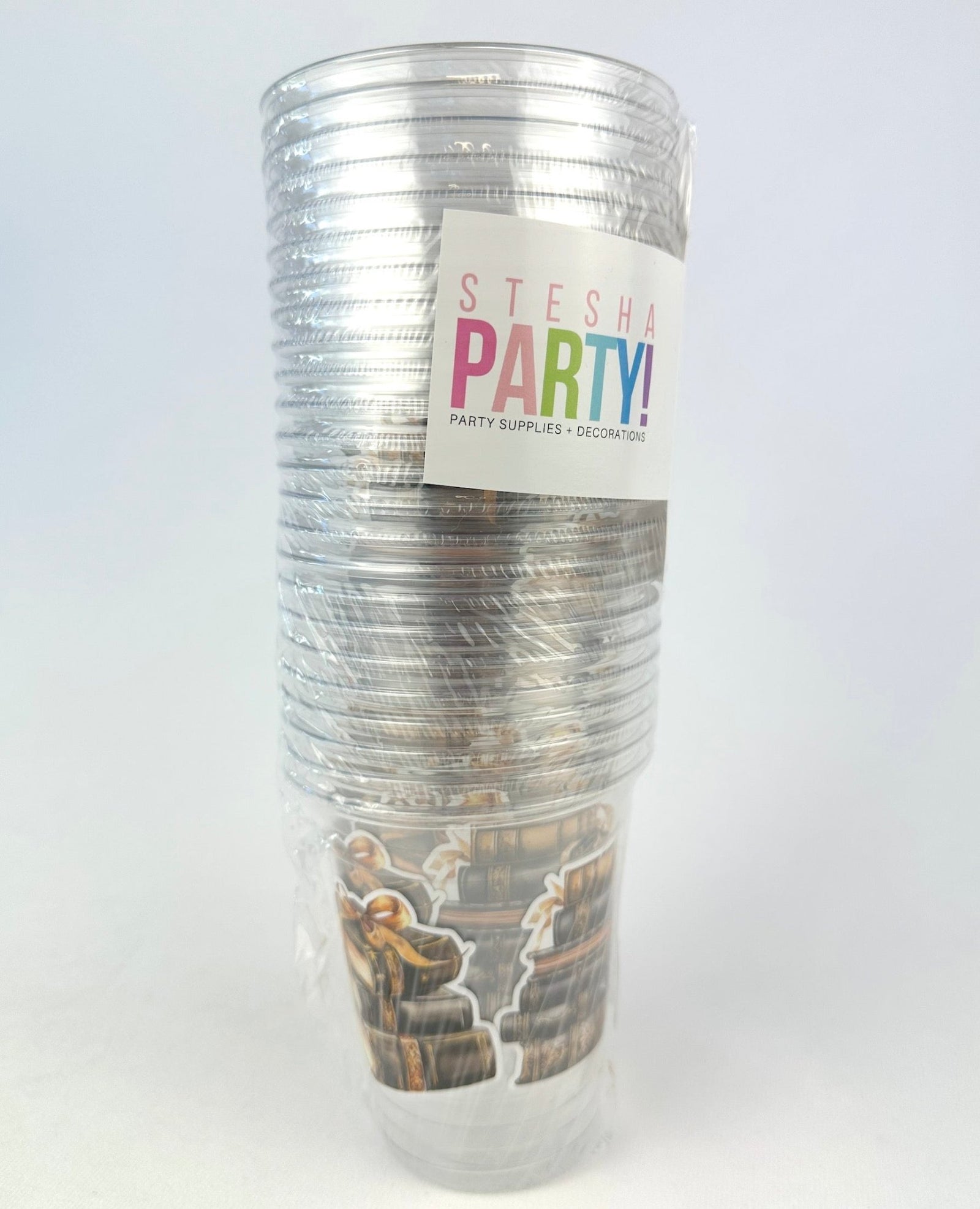 Book Themed Party Cups 24ct 12oz - Stesha Party