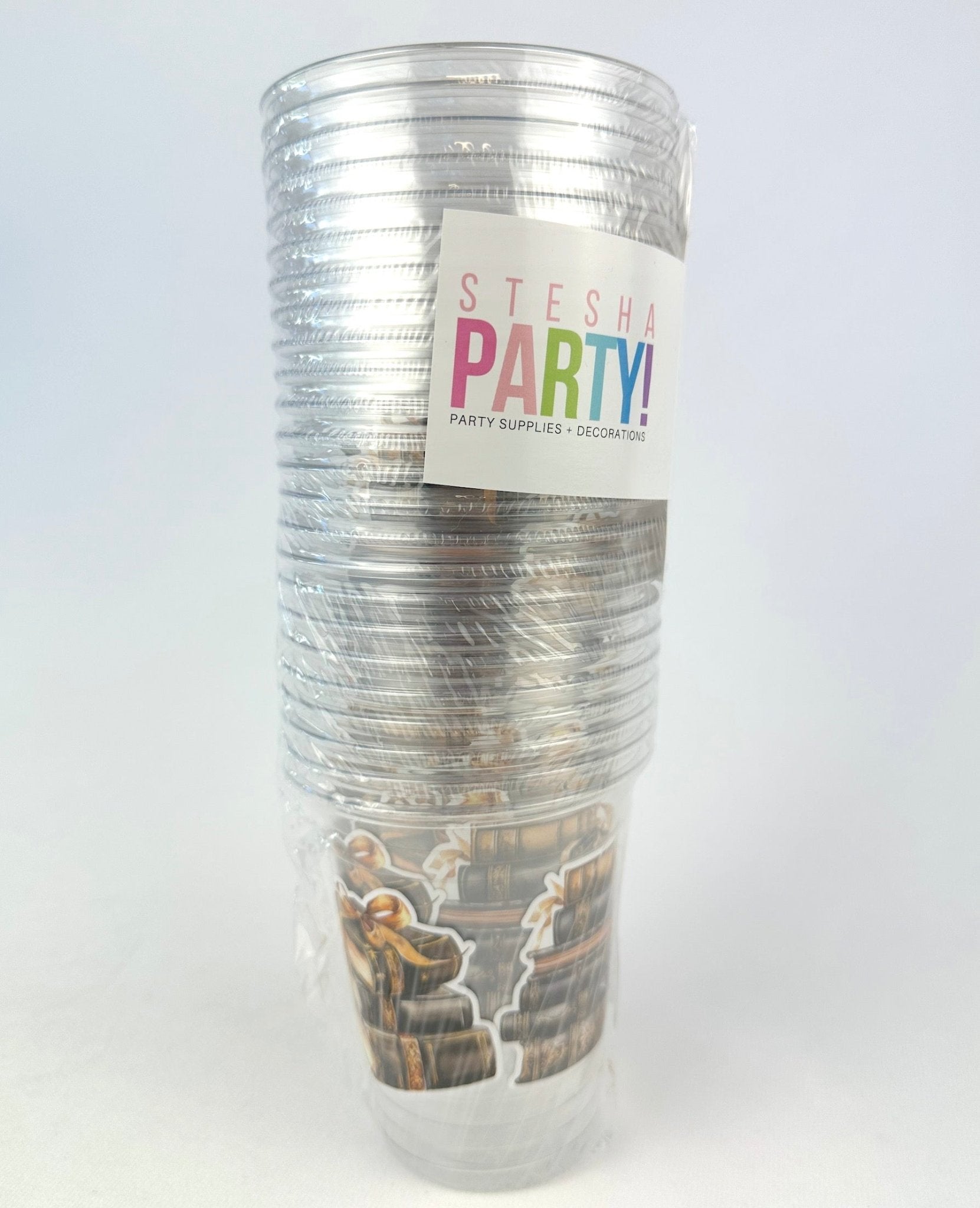 Book Themed Party Cups 24ct 12oz - Stesha Party