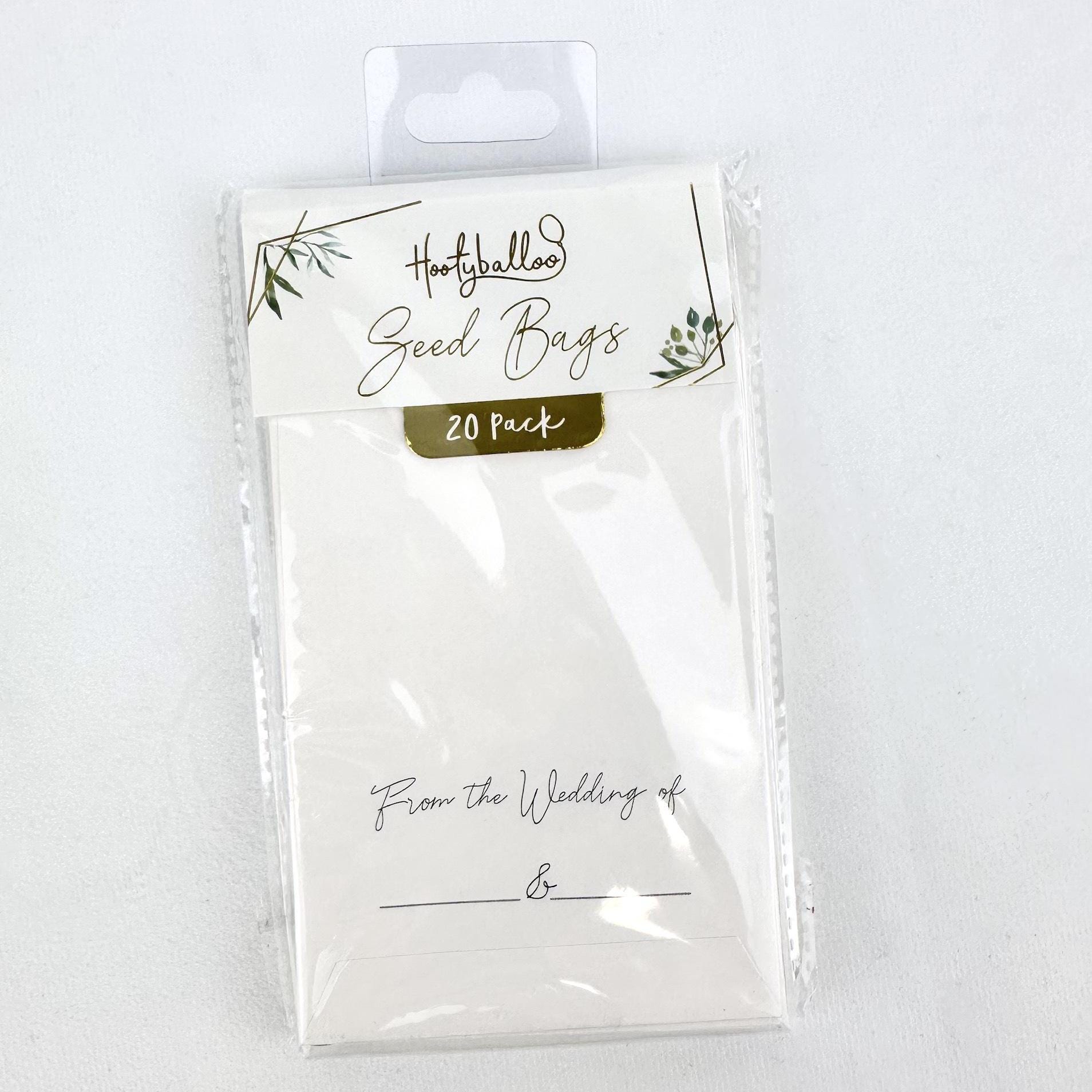 Botanical Wedding Seed Bags 20ct - Stesha Party