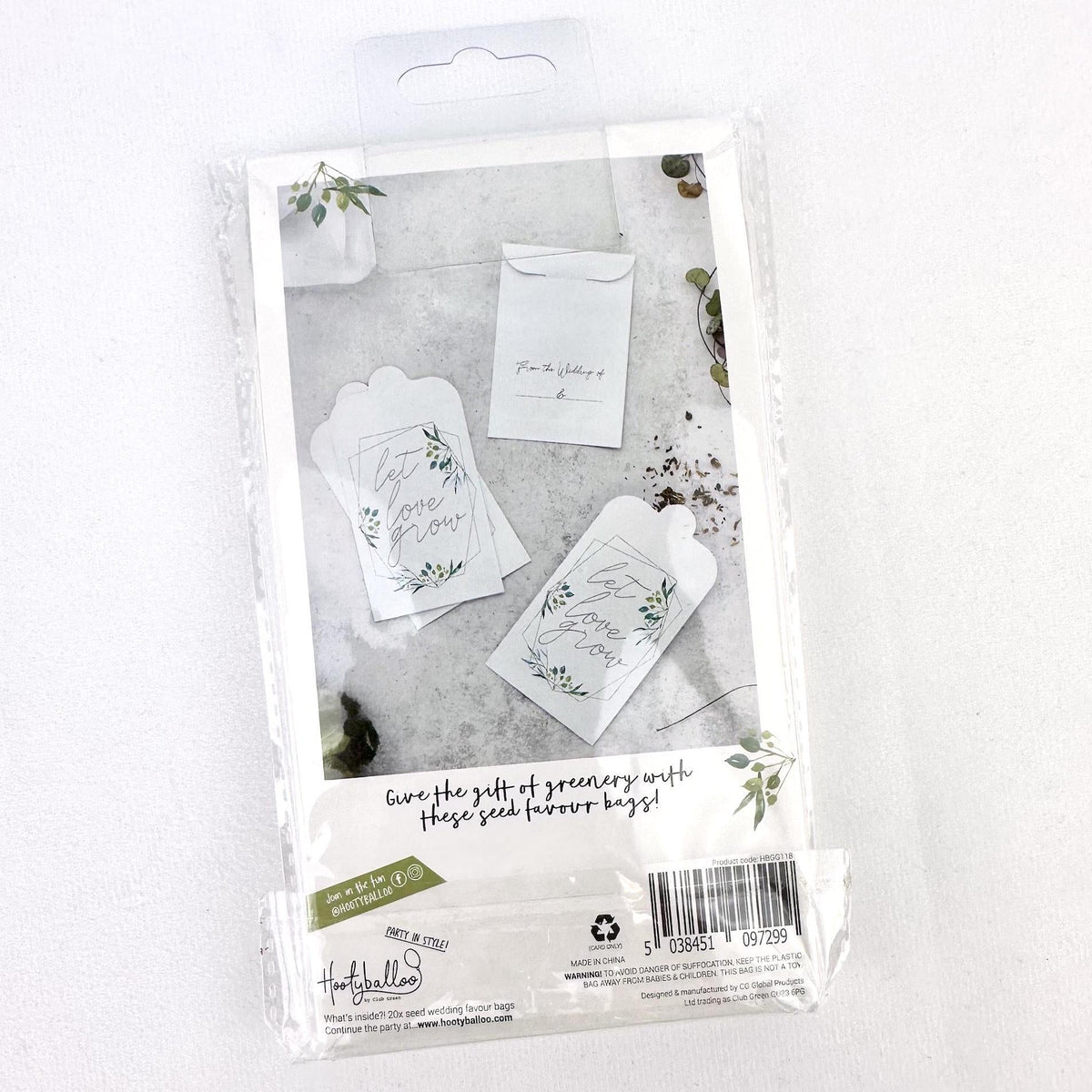 Botanical Wedding Seed Bags 20ct - Stesha Party