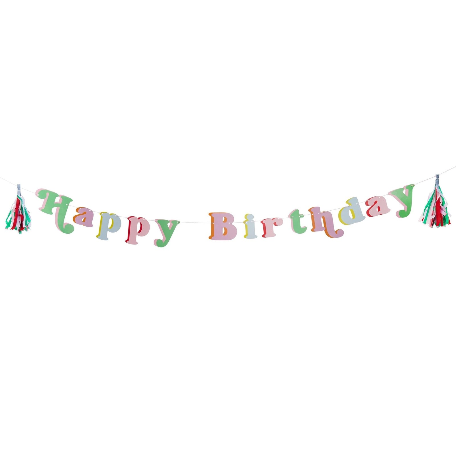 Bright Party Happy Birthday Banner 6.5ft - Stesha Party