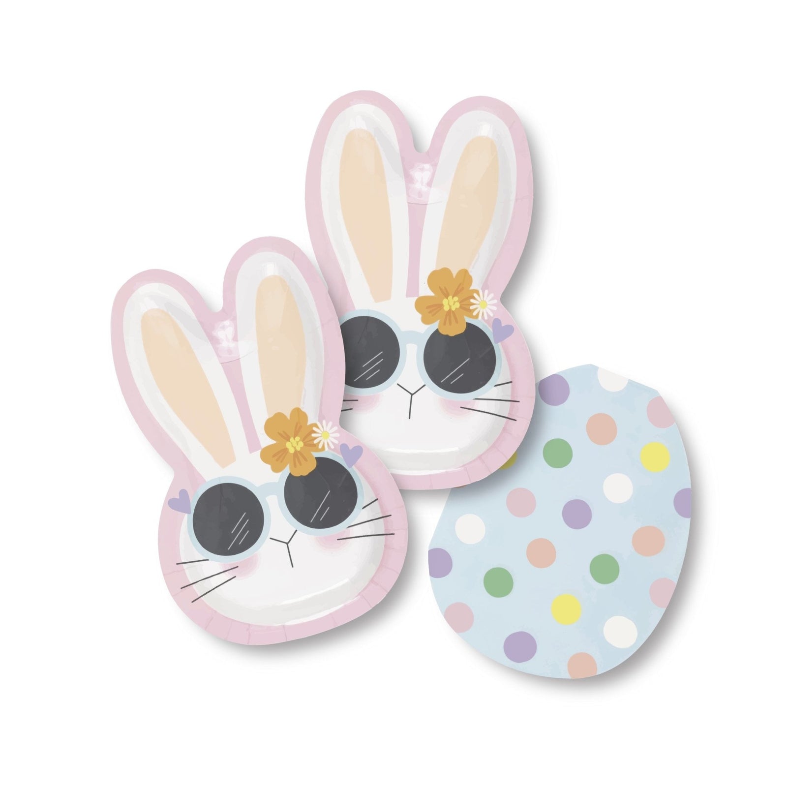 Bunny Paper Plates & Egg Napkins - Stesha Party