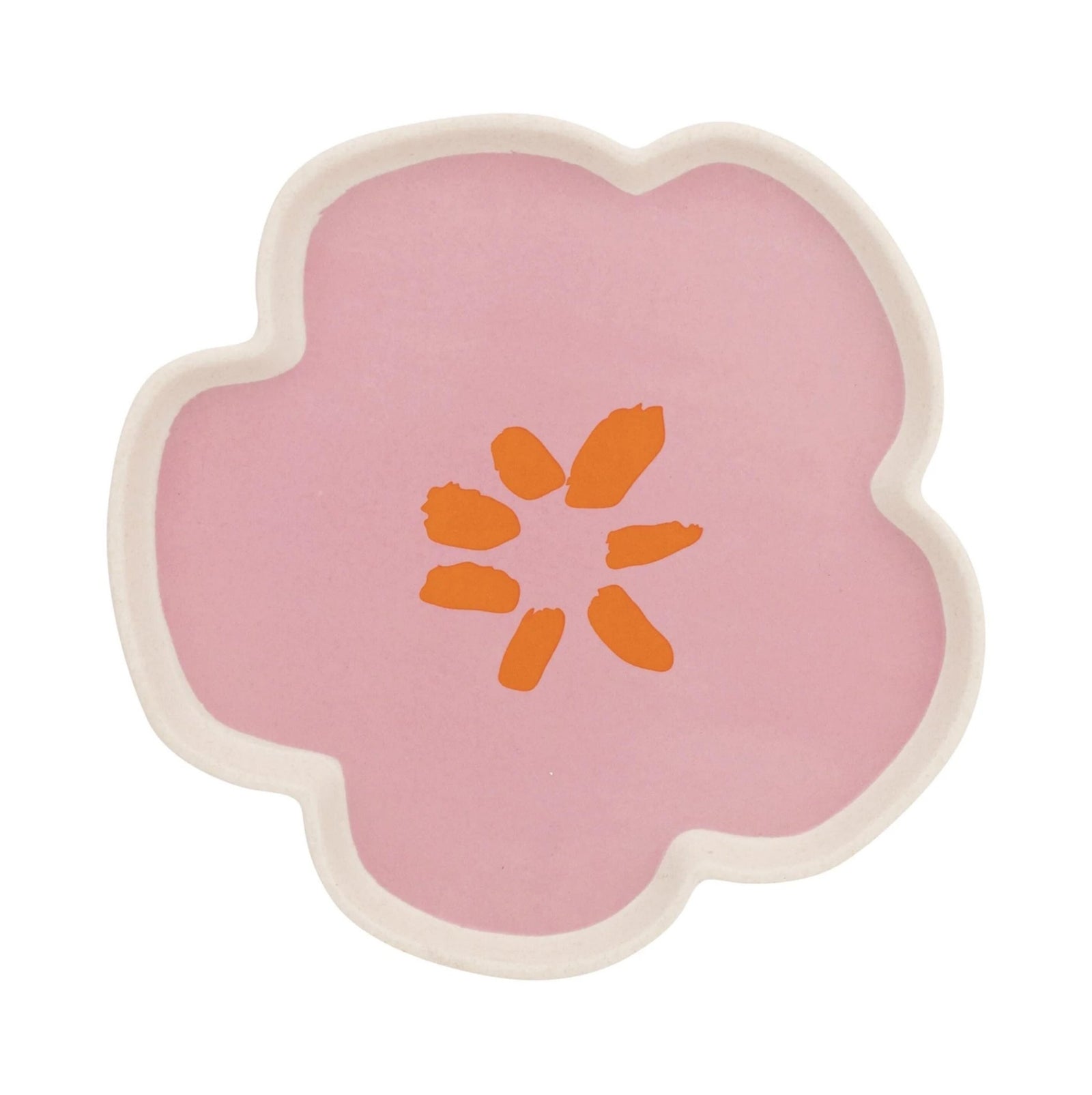 Cactus & Pink Flower Bamboo Tray Set - Stesha Party