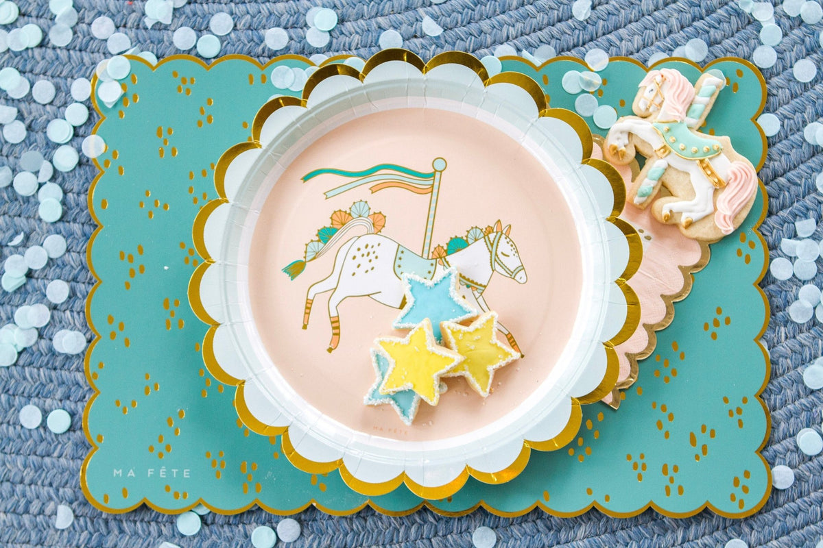 Carnival Carousel Party Platters 4ct - Stesha Party