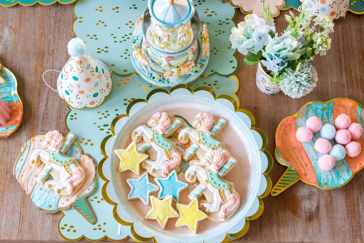 Carnival Carousel Party Platters 4ct - Stesha Party