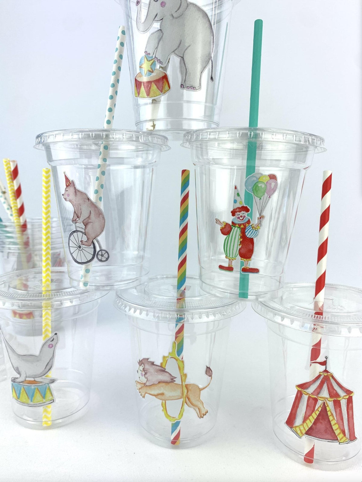 Carnival Party Cups - Stesha Party