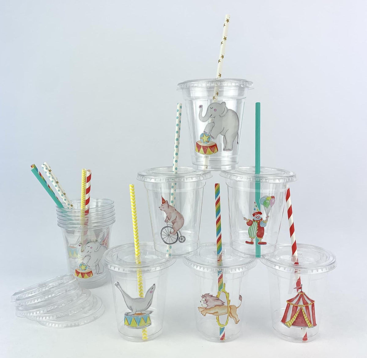 Carnival Party Cups - Stesha Party