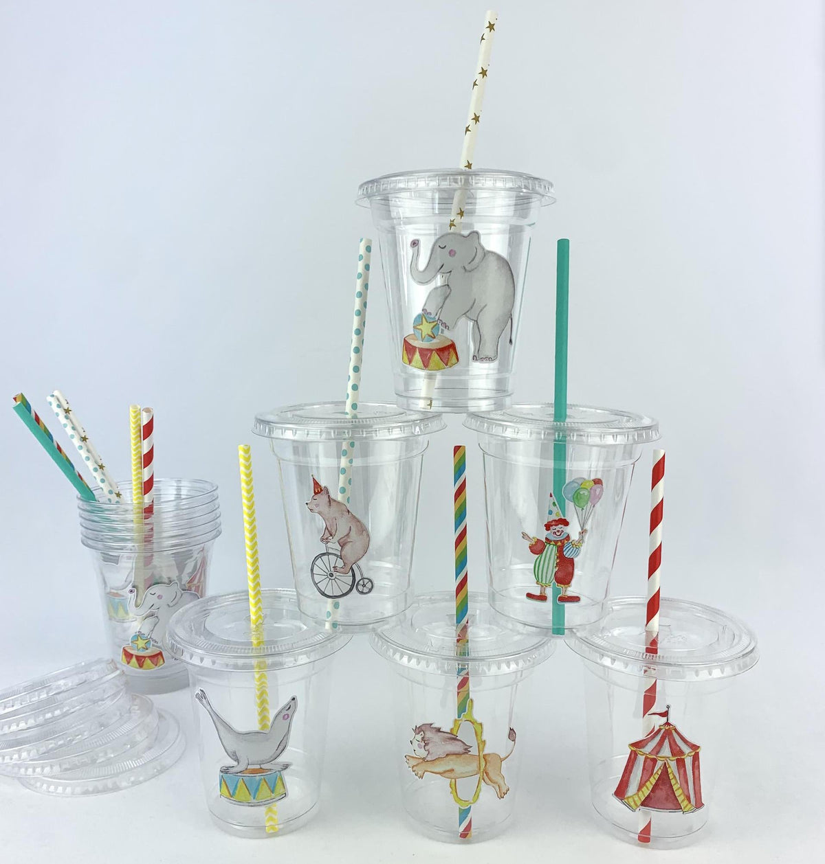 Carnival Party Cups - Stesha Party
