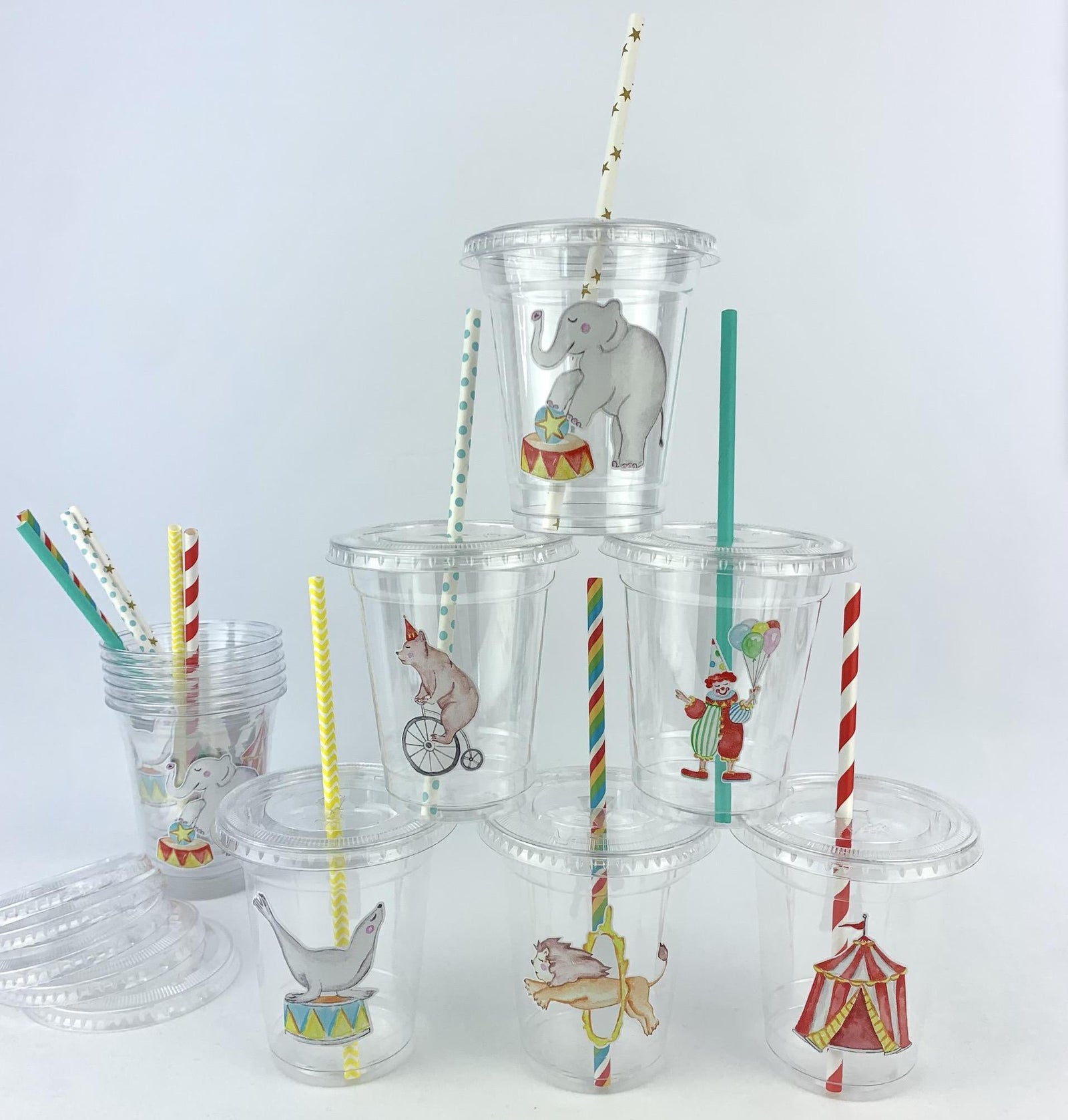Carnival Party Cups - Stesha Party