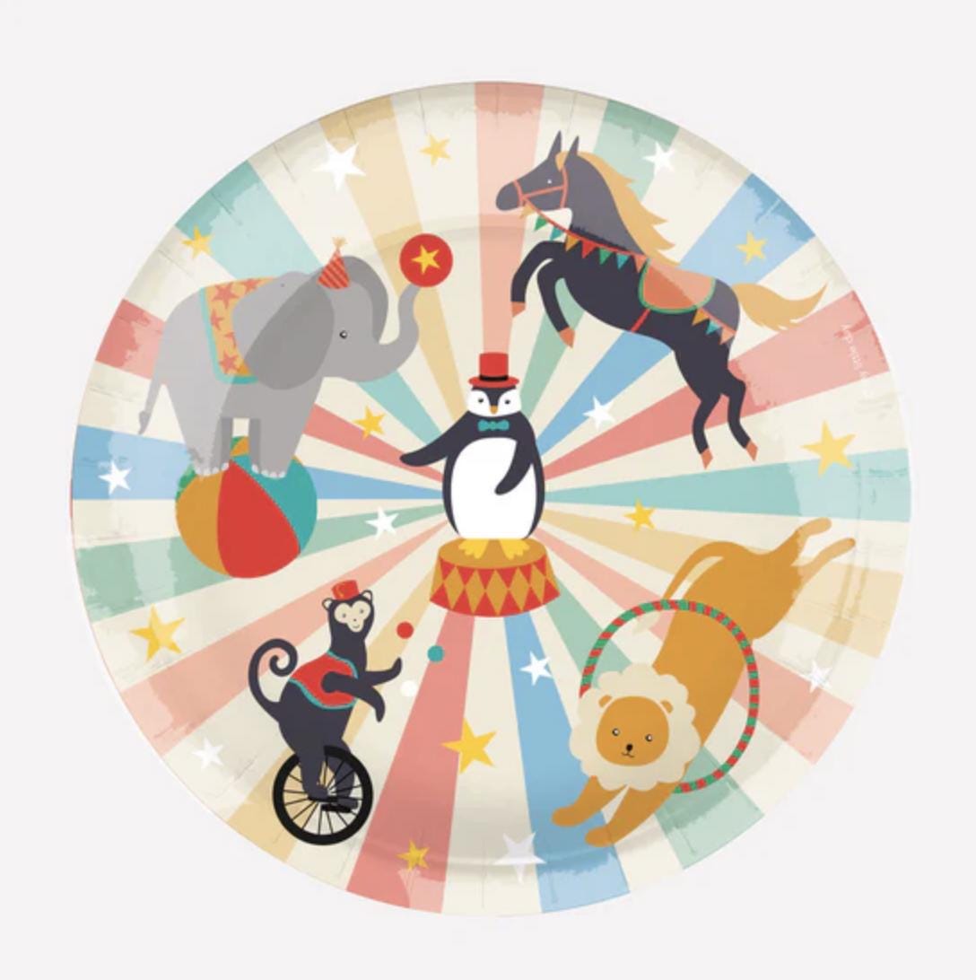 Carnival Party Plates 8ct - Stesha Party