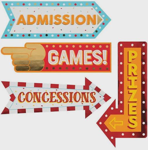 Carnival Party Sign Set - Stesha Party