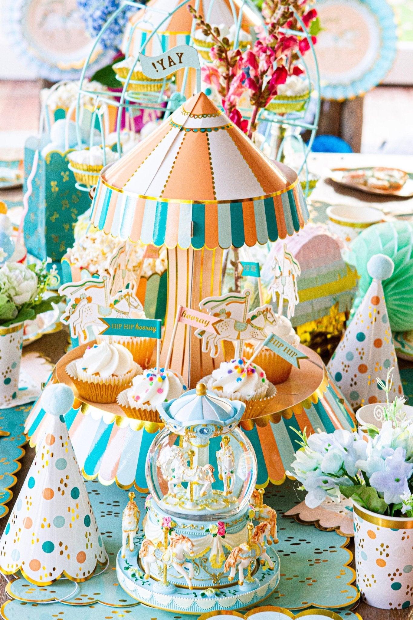 Carousel Cupcake Stand - Stesha Party