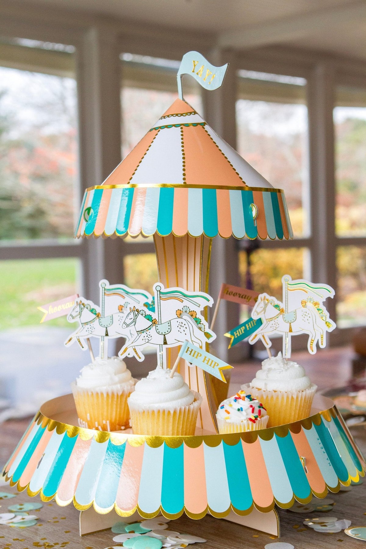 Carousel Cupcake Stand - Stesha Party