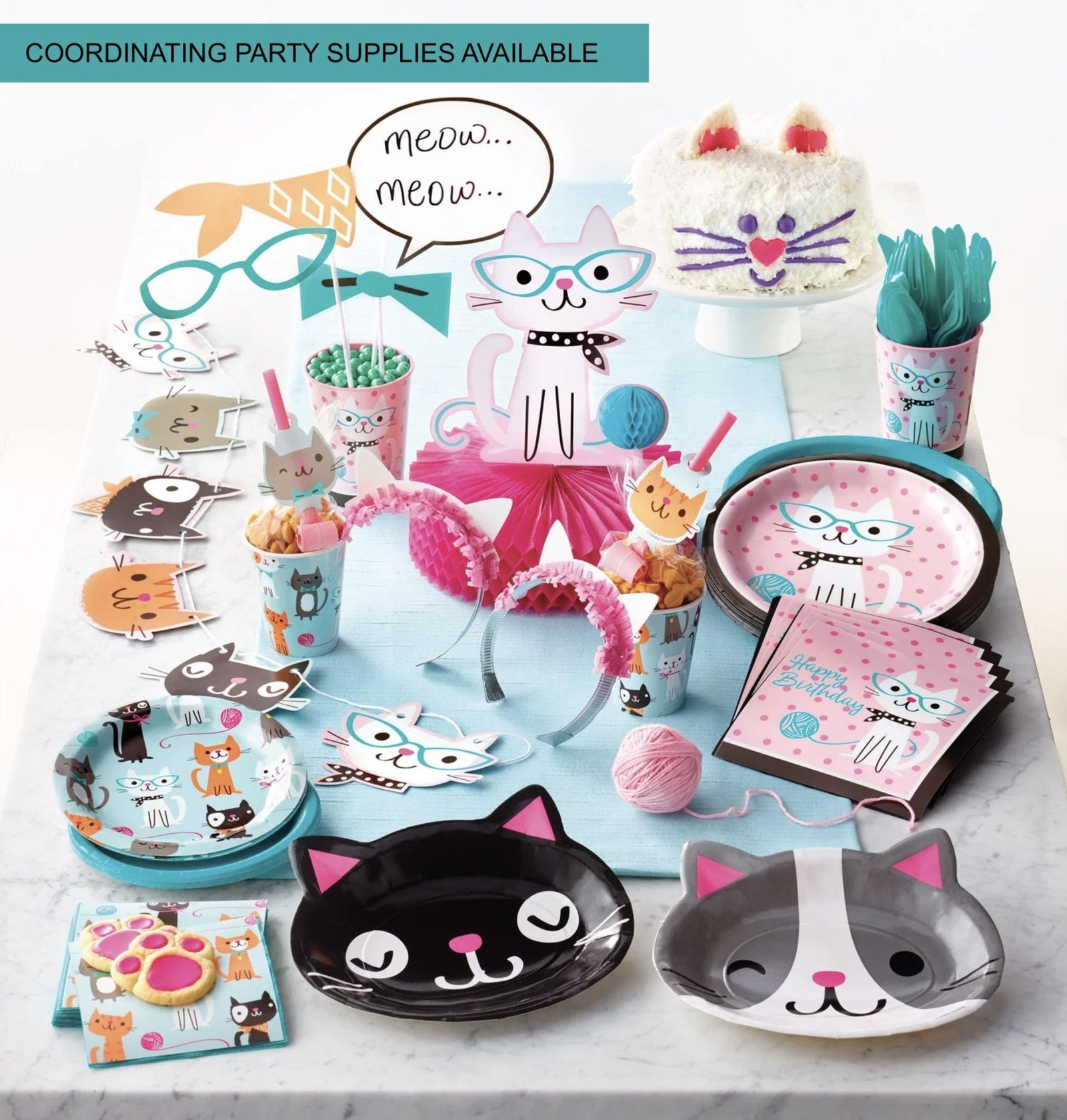 Cat Party Candles - Stesha Party