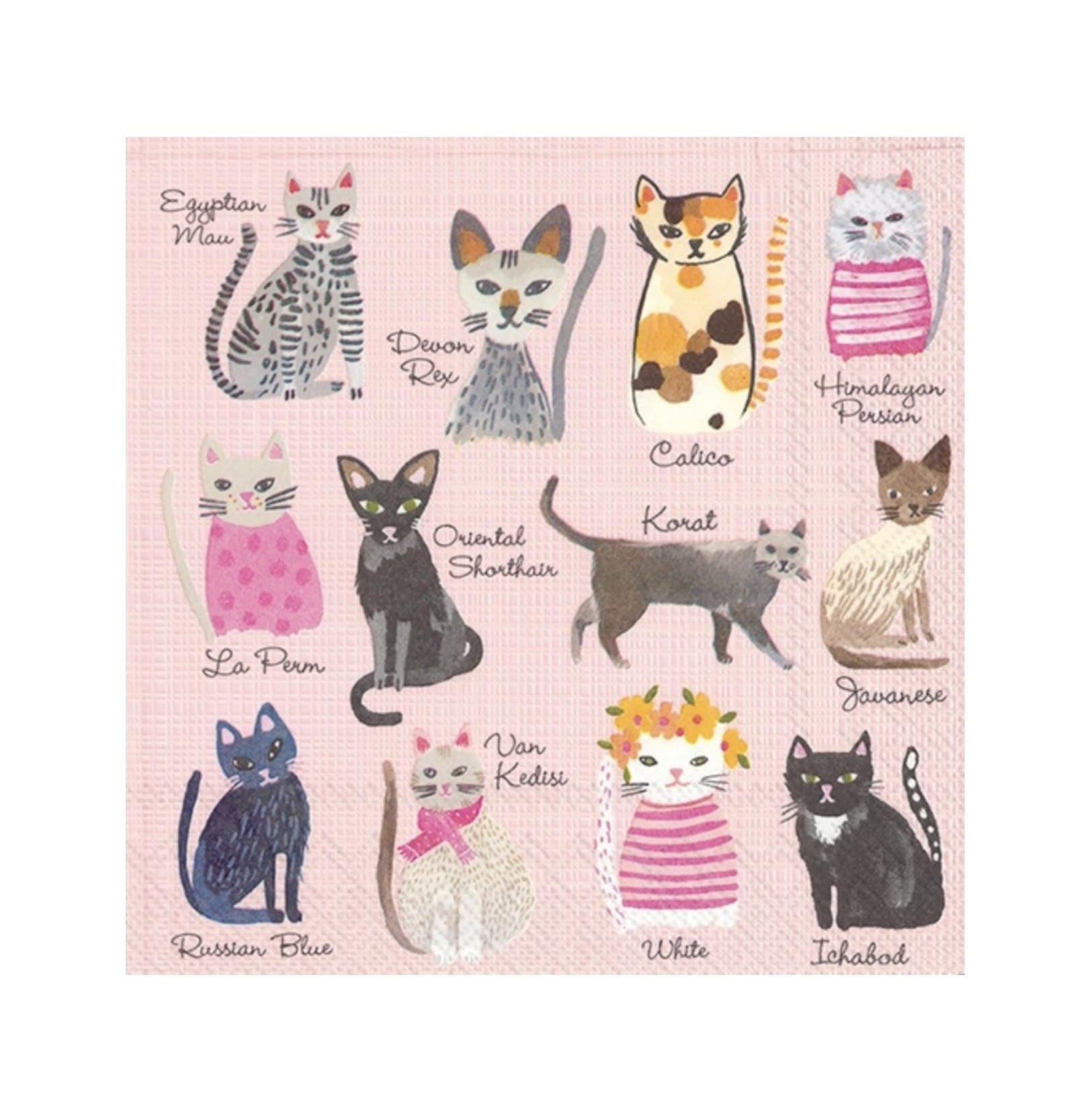 Cat Party Napkins - Stesha Party
