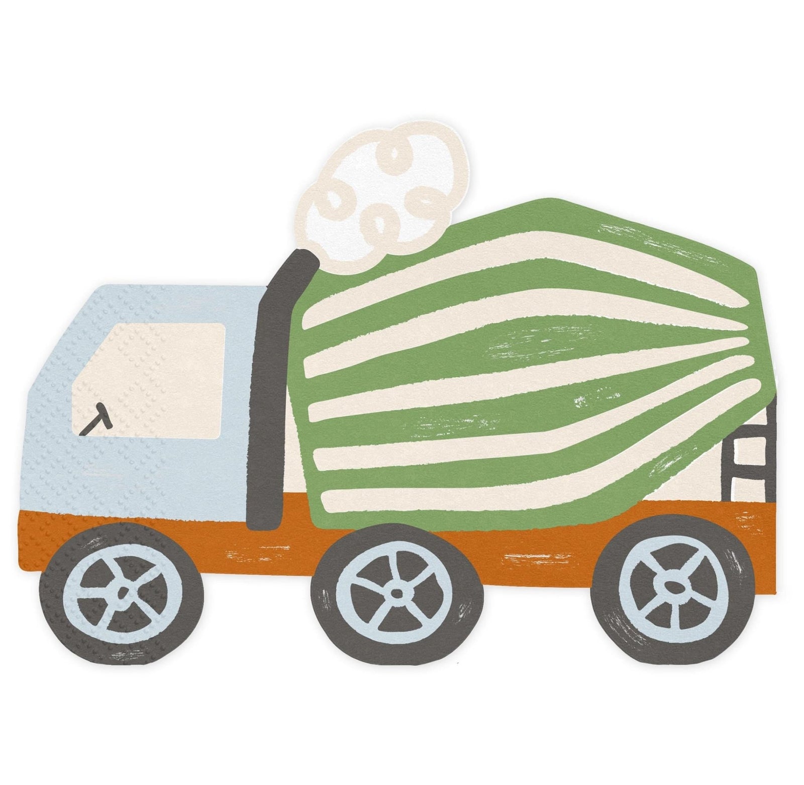 Cement Mixer Party Napkins - Stesha Party