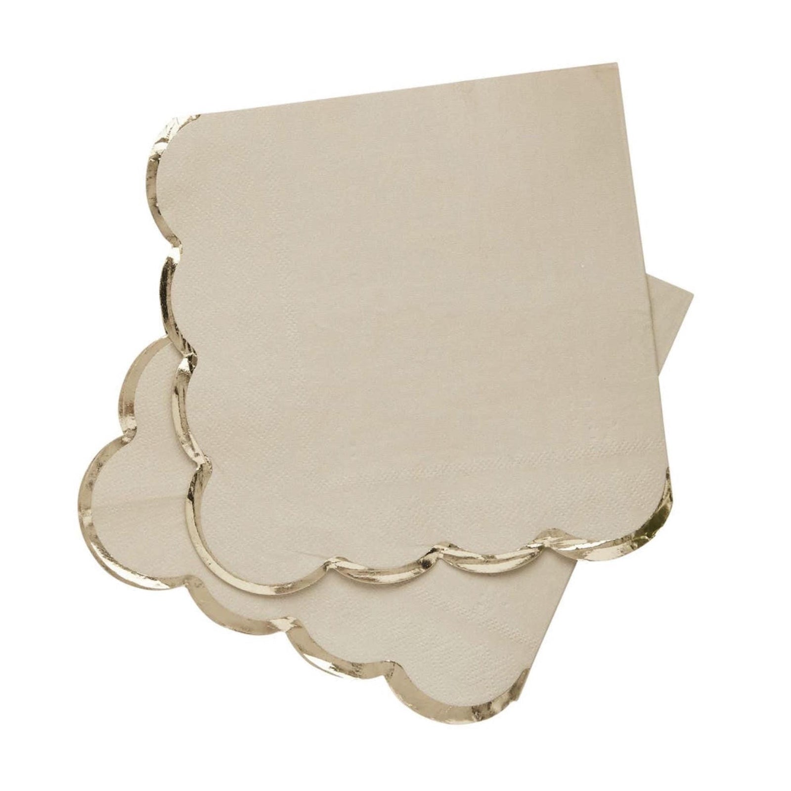 Champagne Gold Foil Luncheon Napkins 16ct - Stesha Party