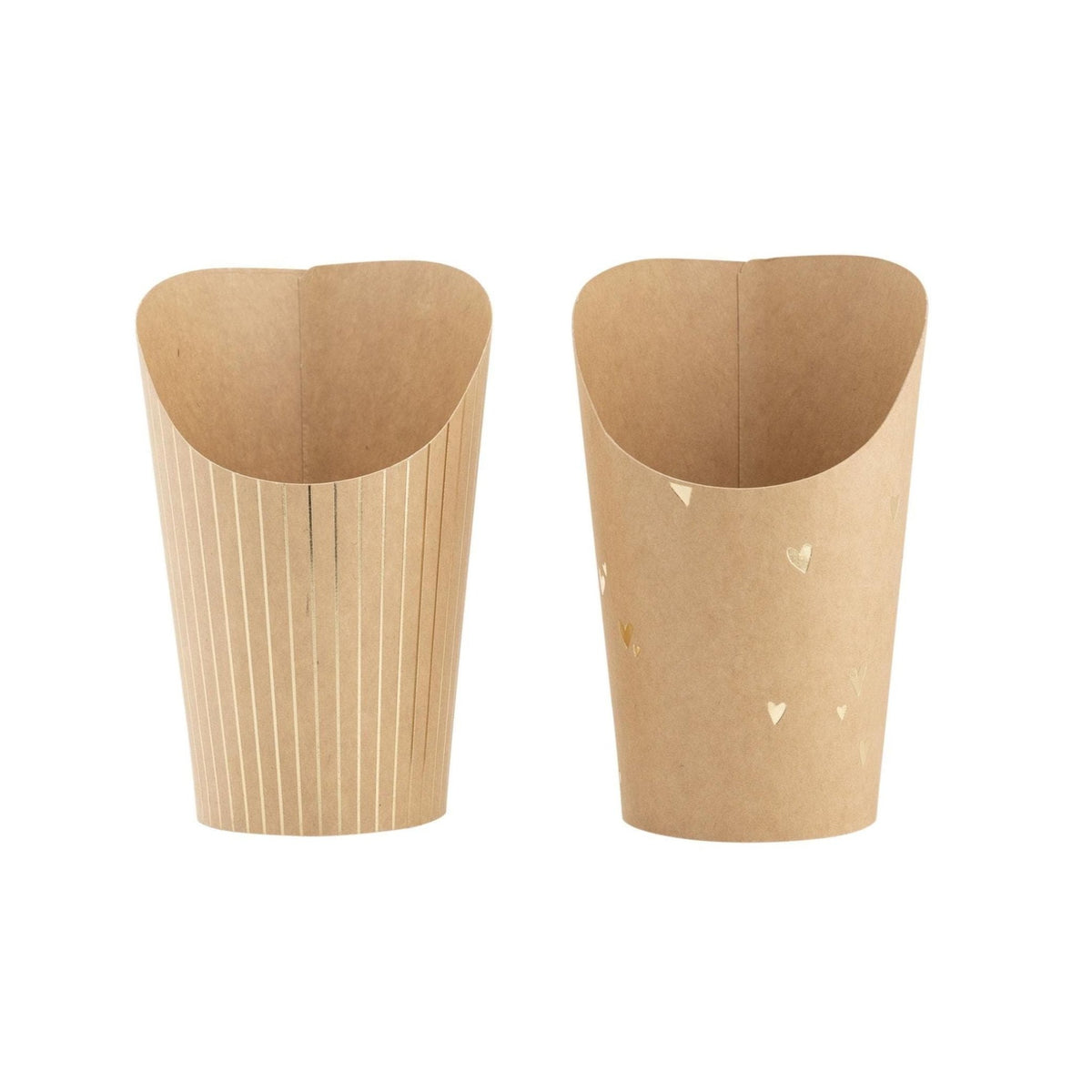 Charcuterie Cups with Gold Foil 24ct - Stesha Party