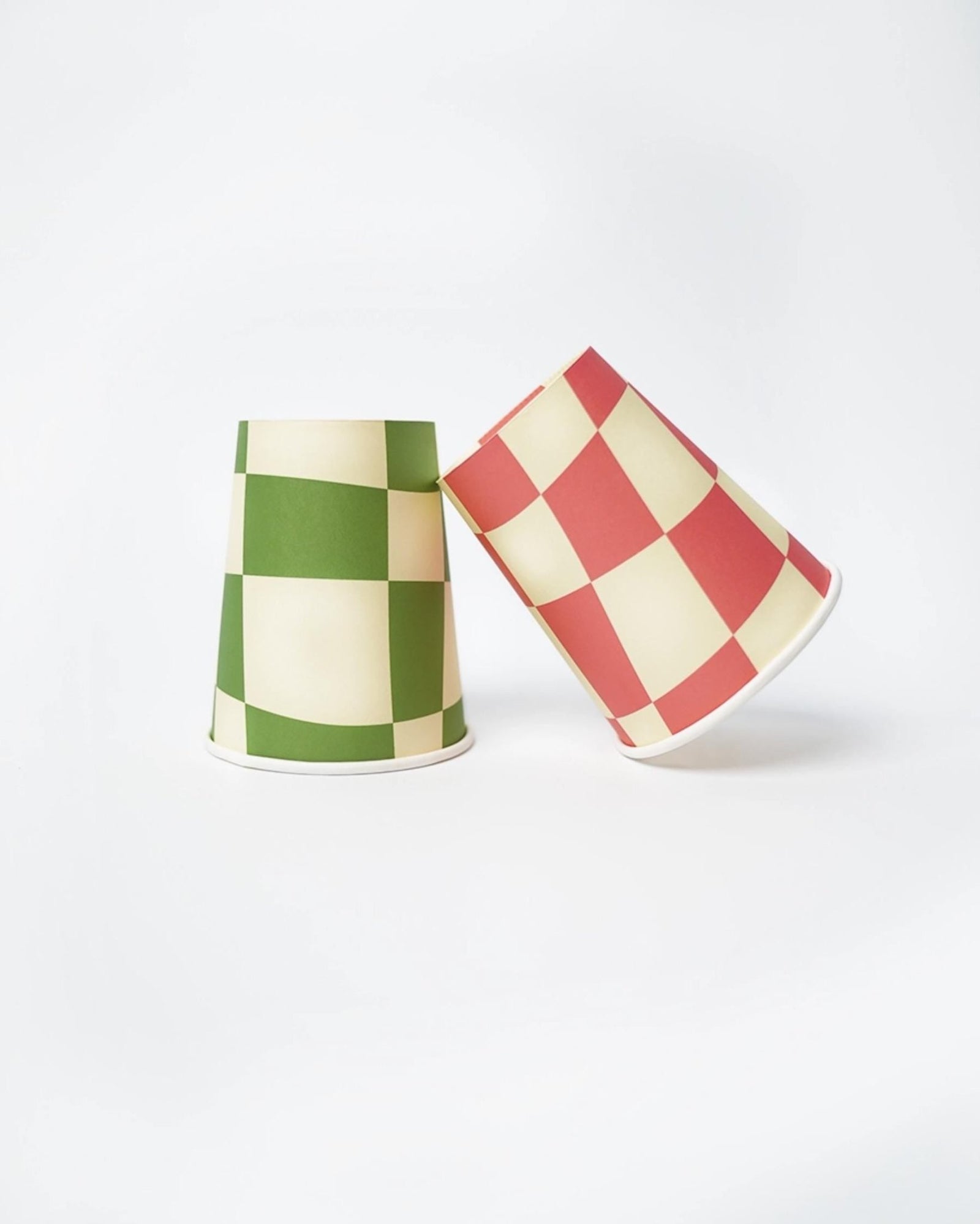 Checkered Party Cups - Stesha Party