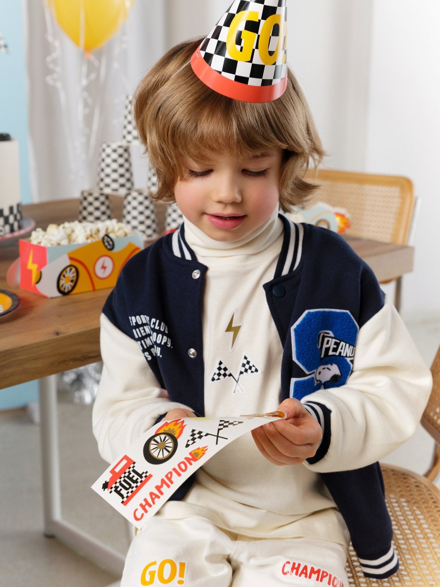 Checkered Race Car Party Hats - Stesha Party