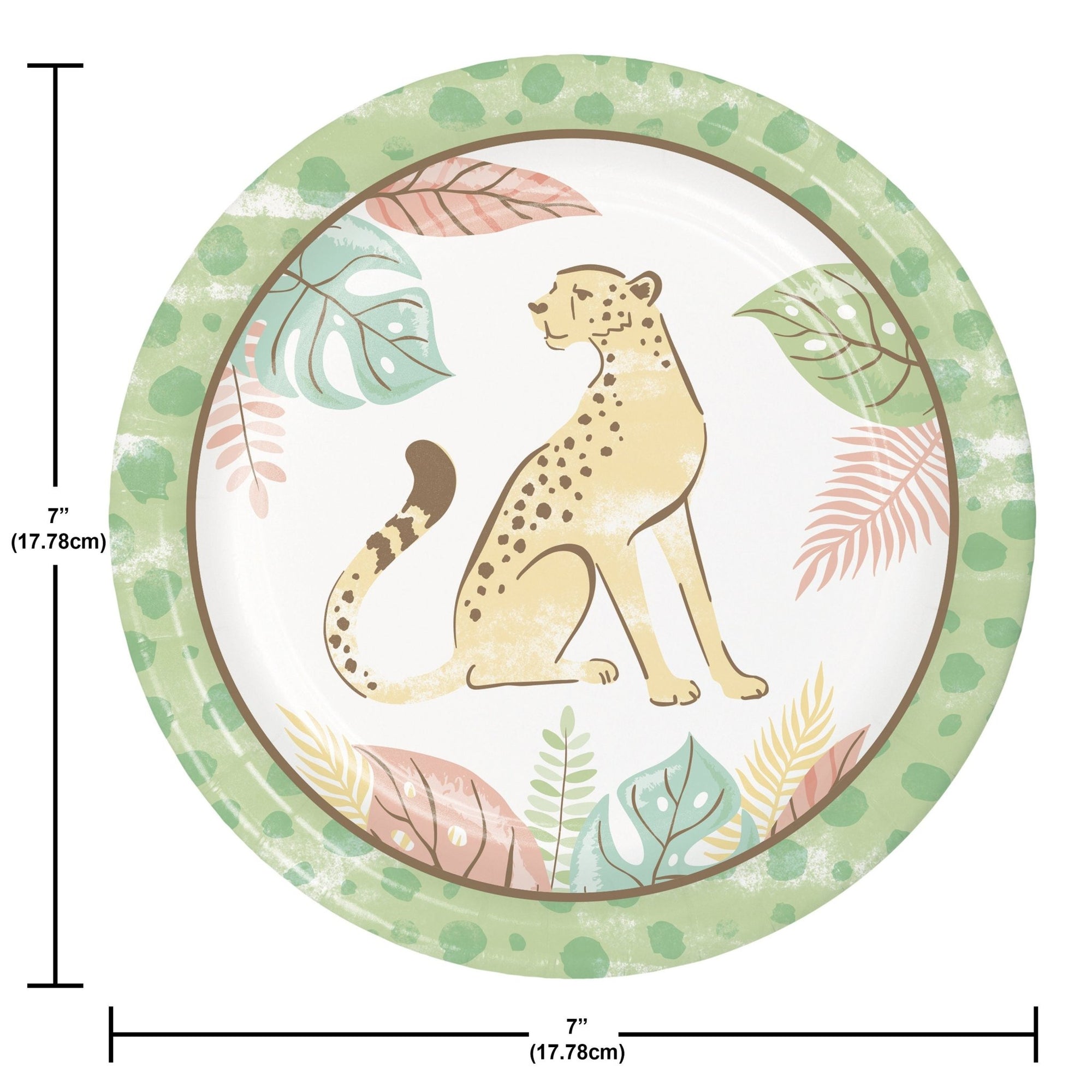 Cheetah Party Plates - Stesha Party