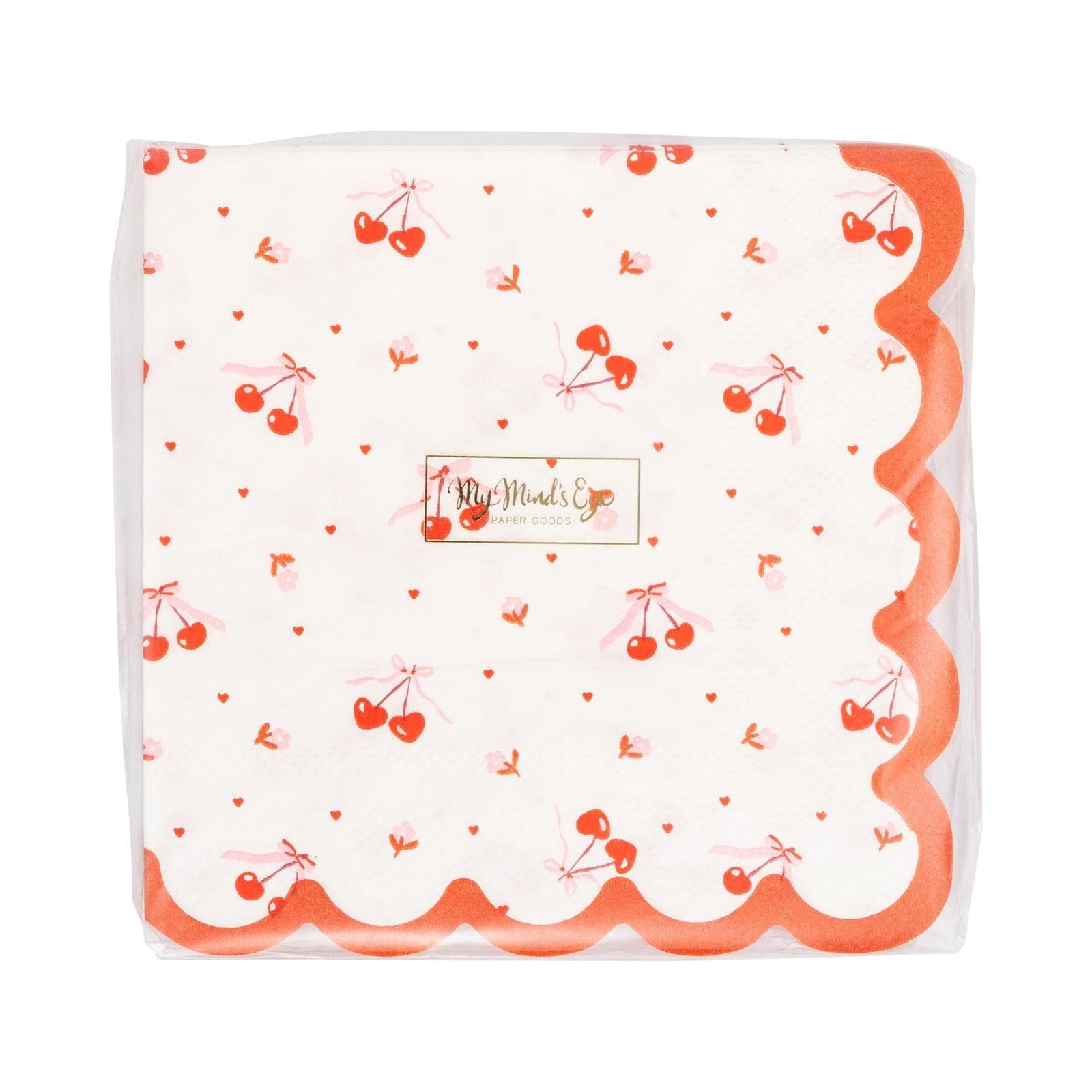 Cherry Cocktail Napkins 24ct - Stesha Party