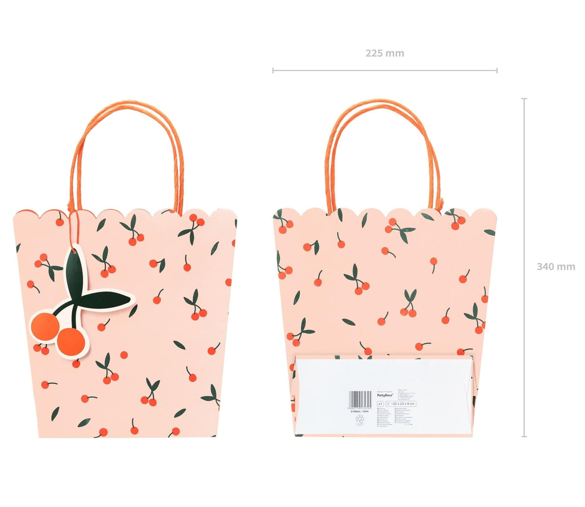 Cherry Gift Bag 1ct - Stesha Party