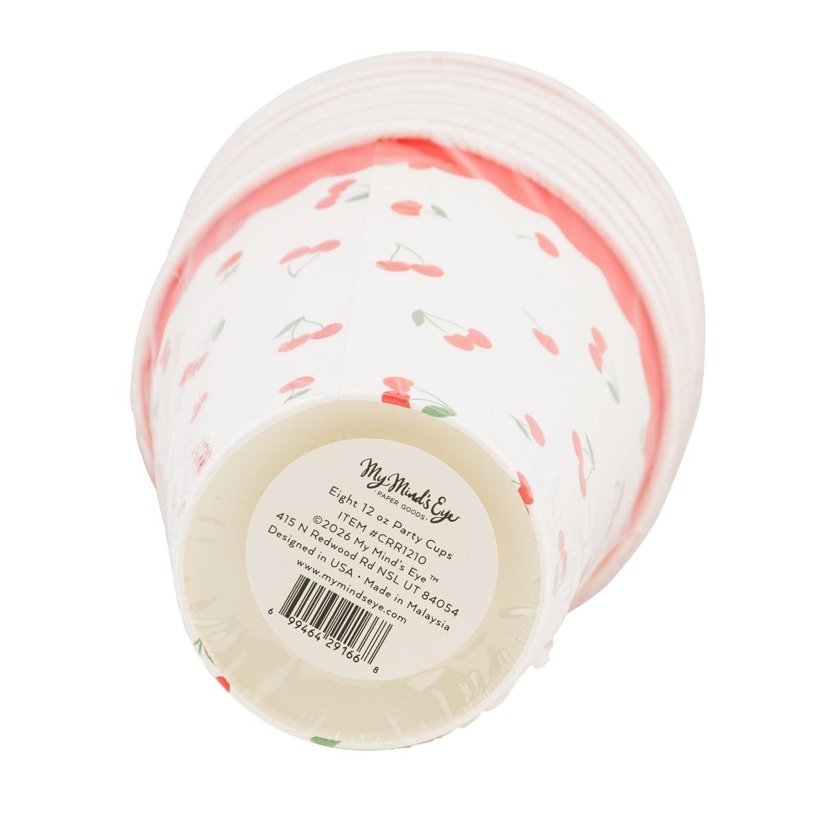 Cherry Party Cups 8ct - Stesha Party