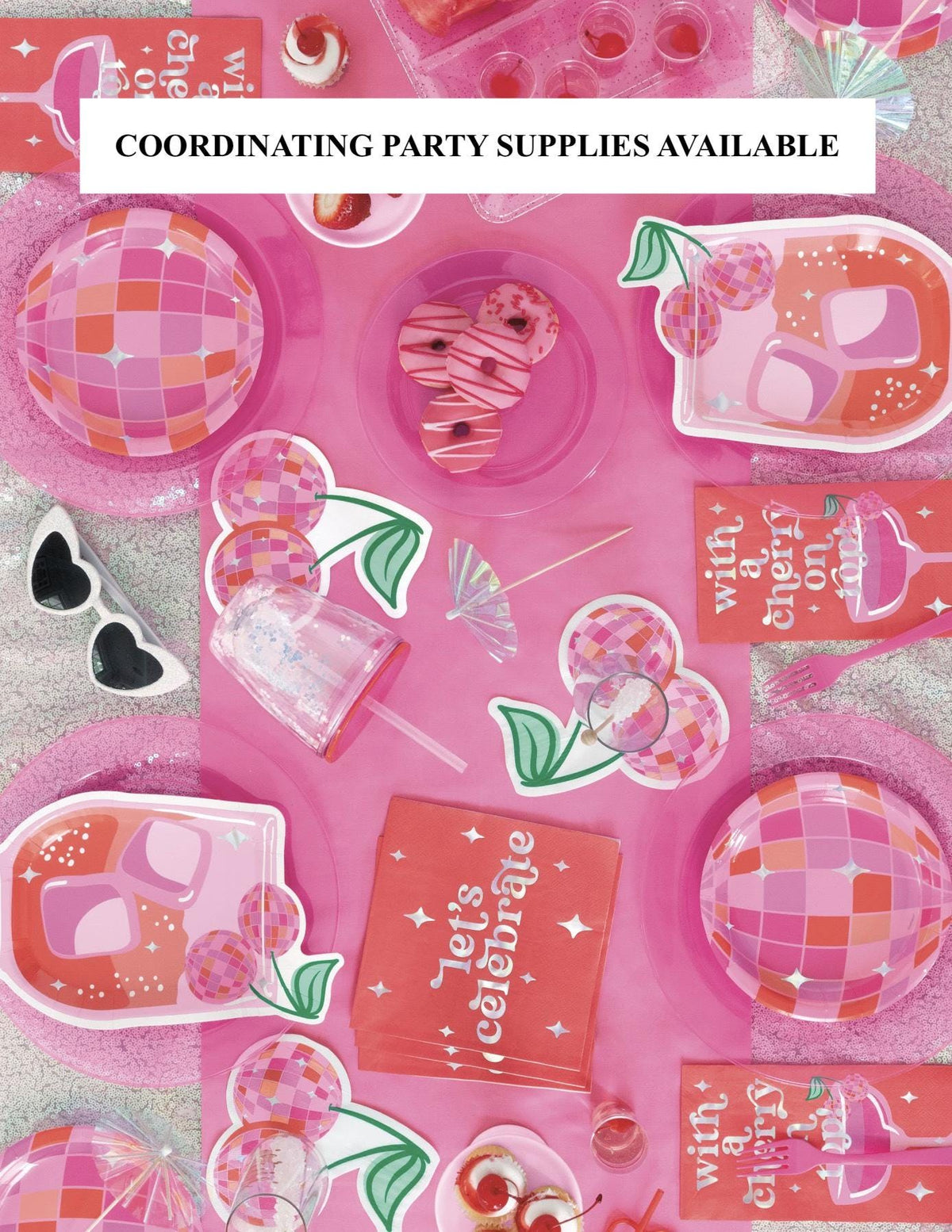 Cherry Party Napkins - Stesha Party