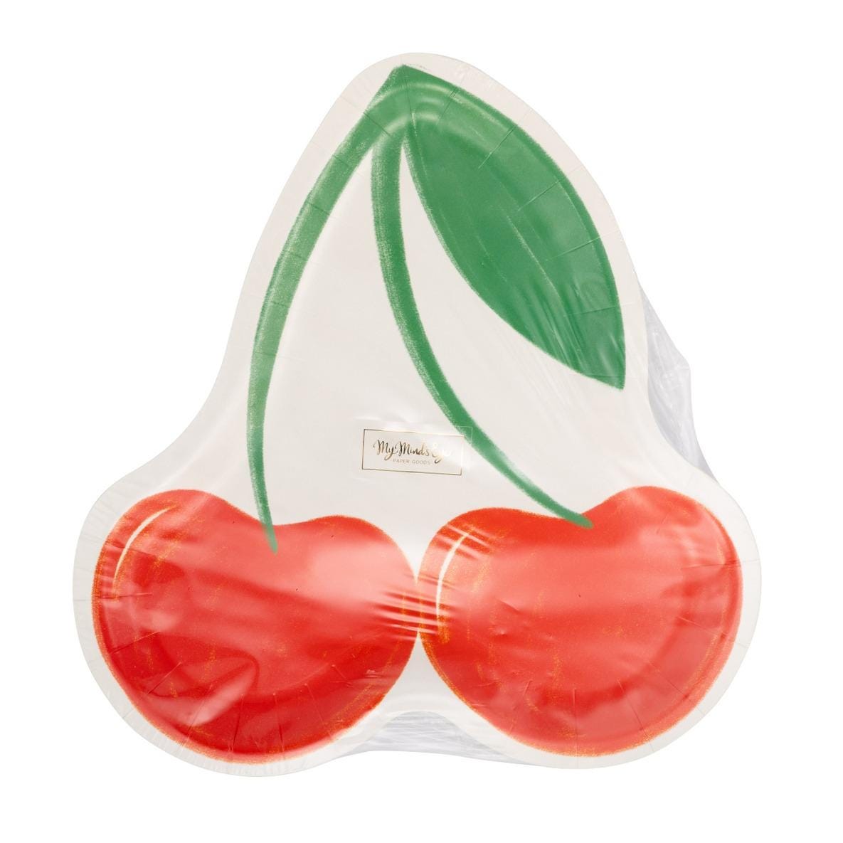 Cherry Shaped Plates 8ct - Stesha Party