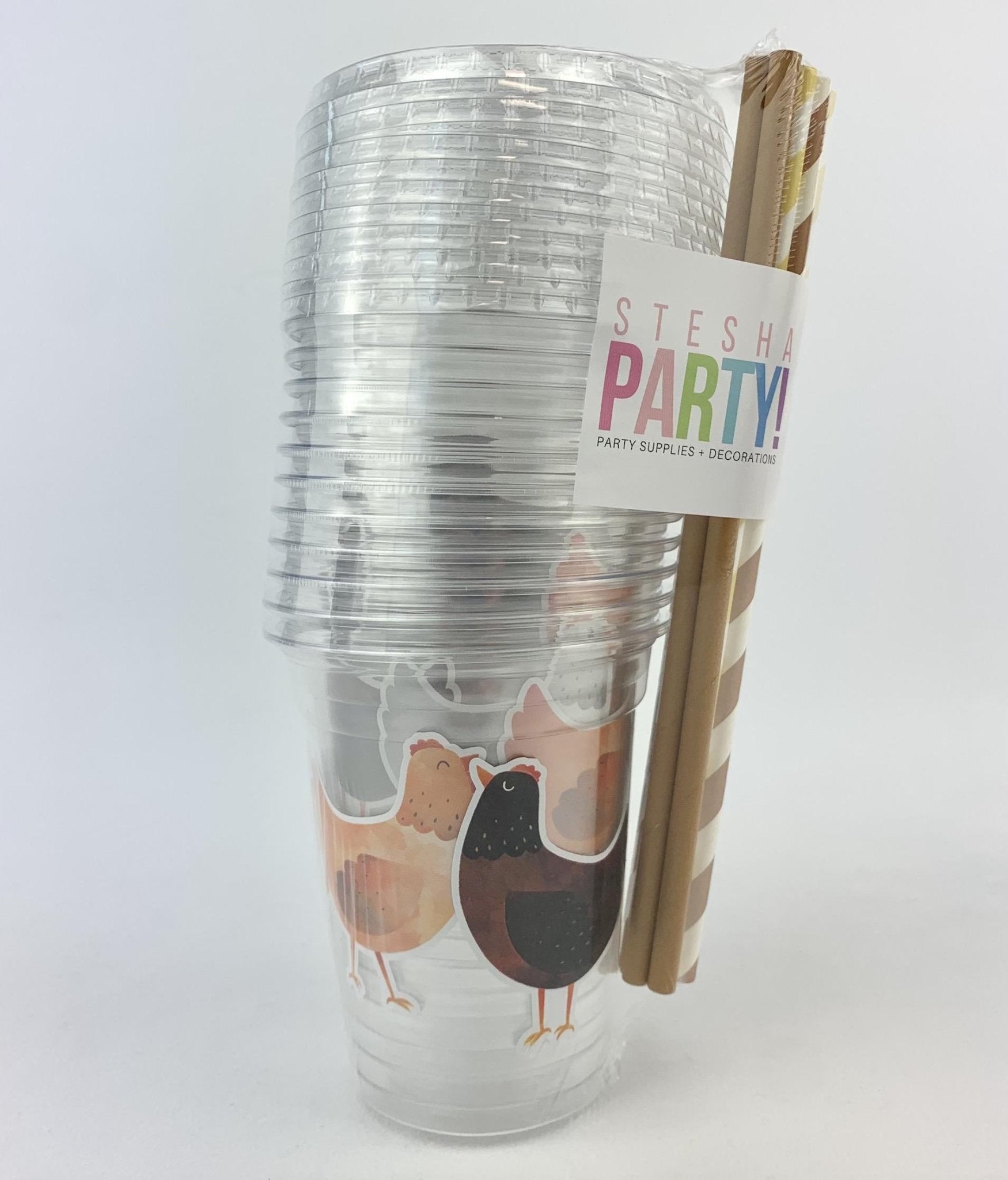 Chicken Party Cups - Stesha Party