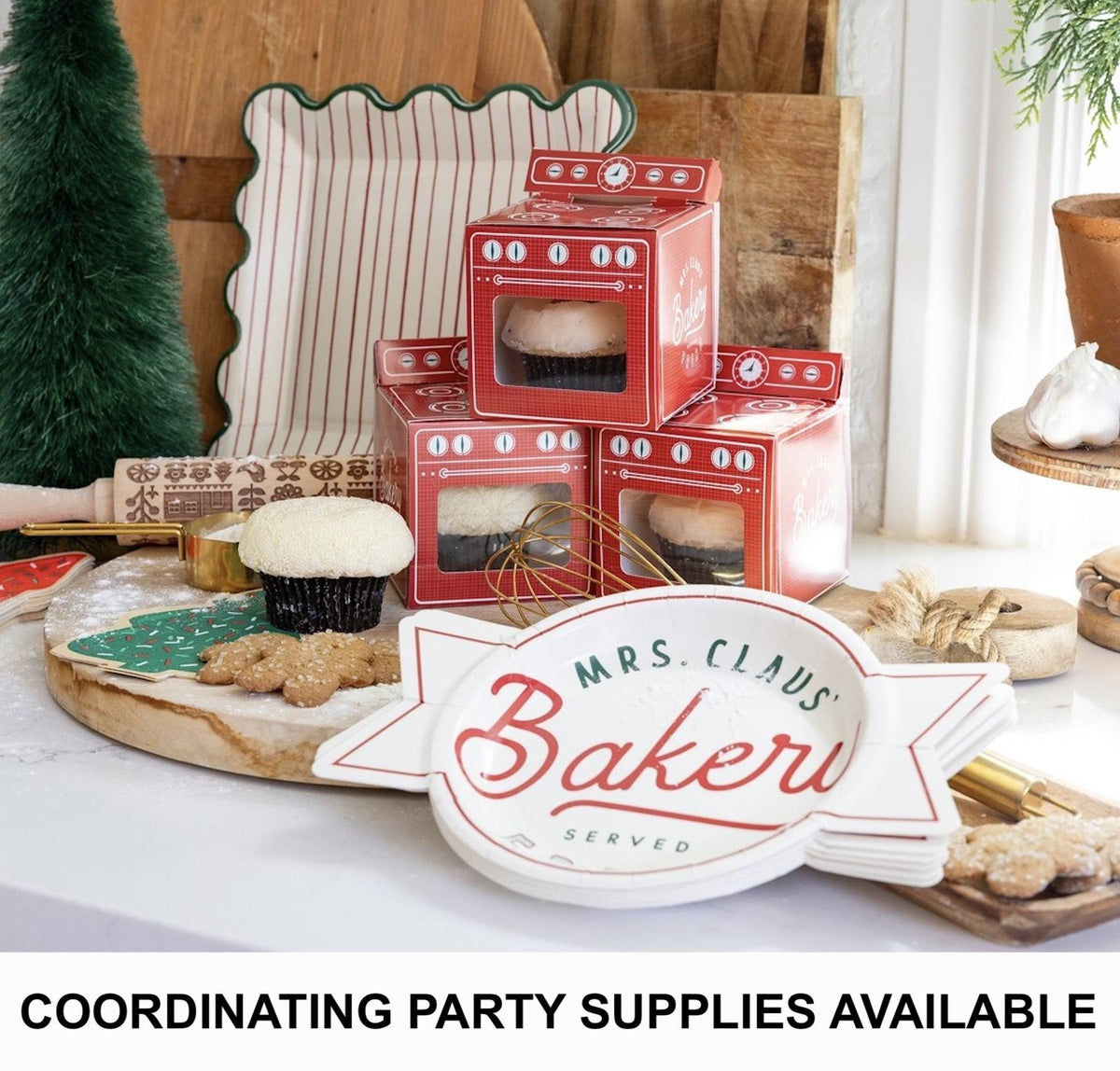 Christmas Bakery Treat Boxes 6cs - Stesha Party