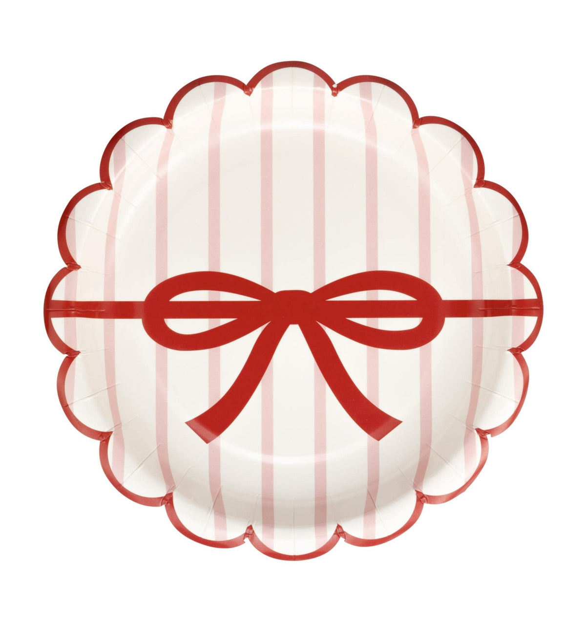 Christmas Bow Cake Plates - Stesha Party