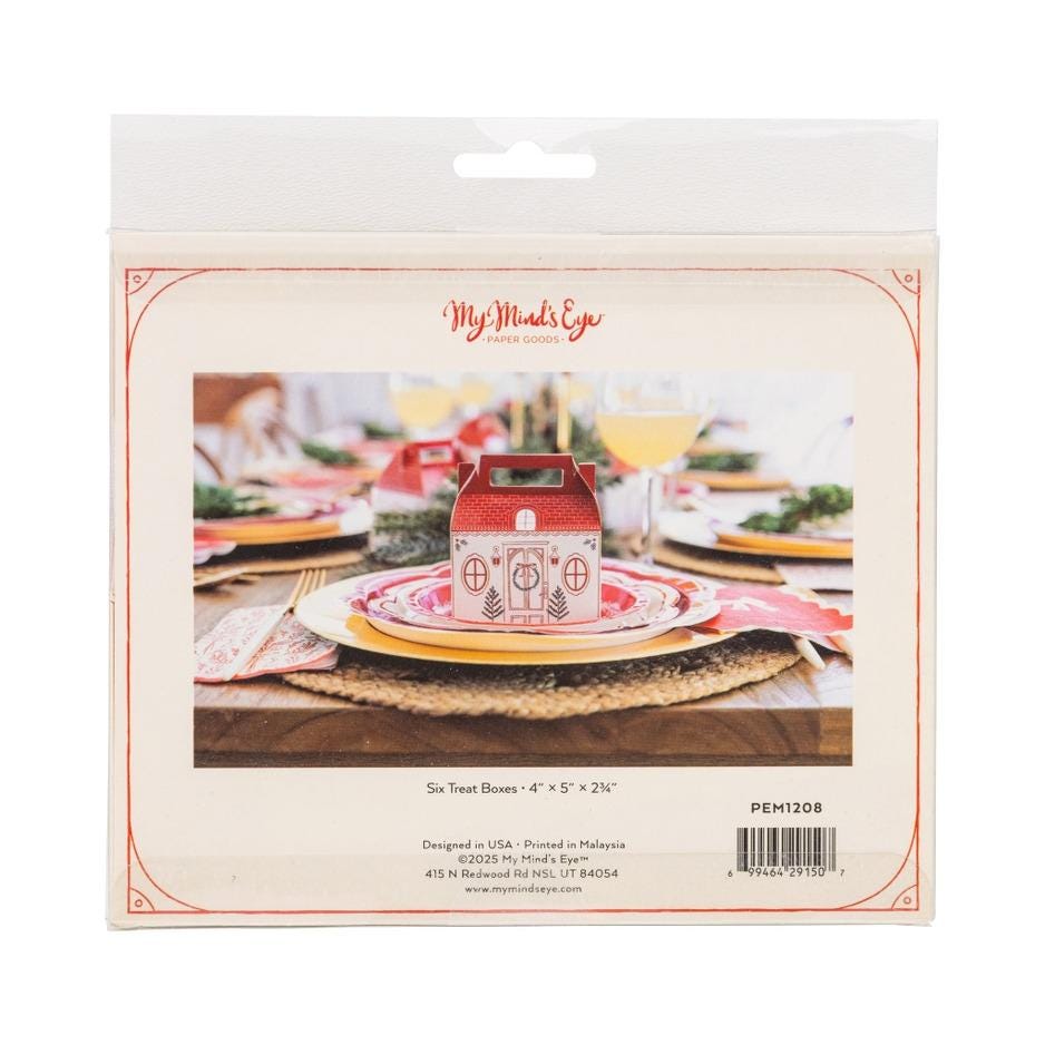Christmas Treat Boxes 6ct - Stesha Party
