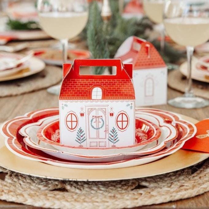 Christmas Treat Boxes 6ct - Stesha Party