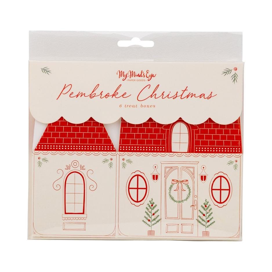 Christmas Treat Boxes 6ct - Stesha Party