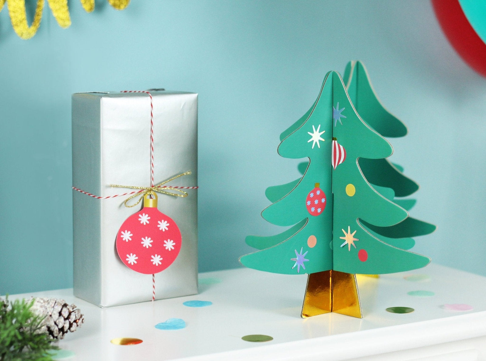 Christmas Tree Party Centerpiece - Stesha Party