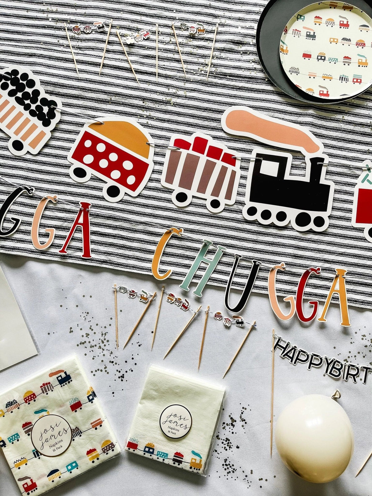 Chugga Chugga Choo Choo Banner - Stesha Party