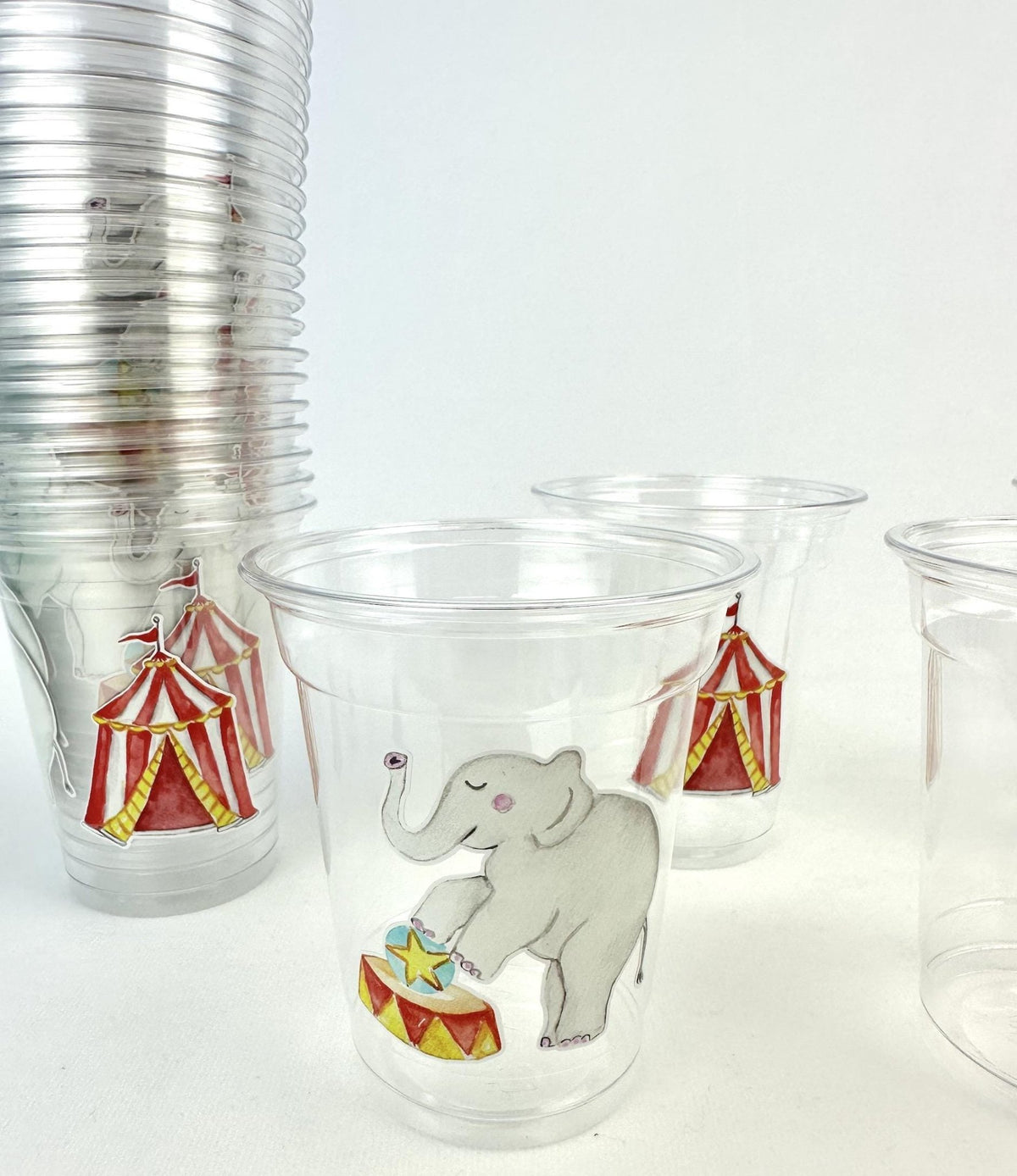 Circus Birthday Party Cups 24ct - Stesha Party