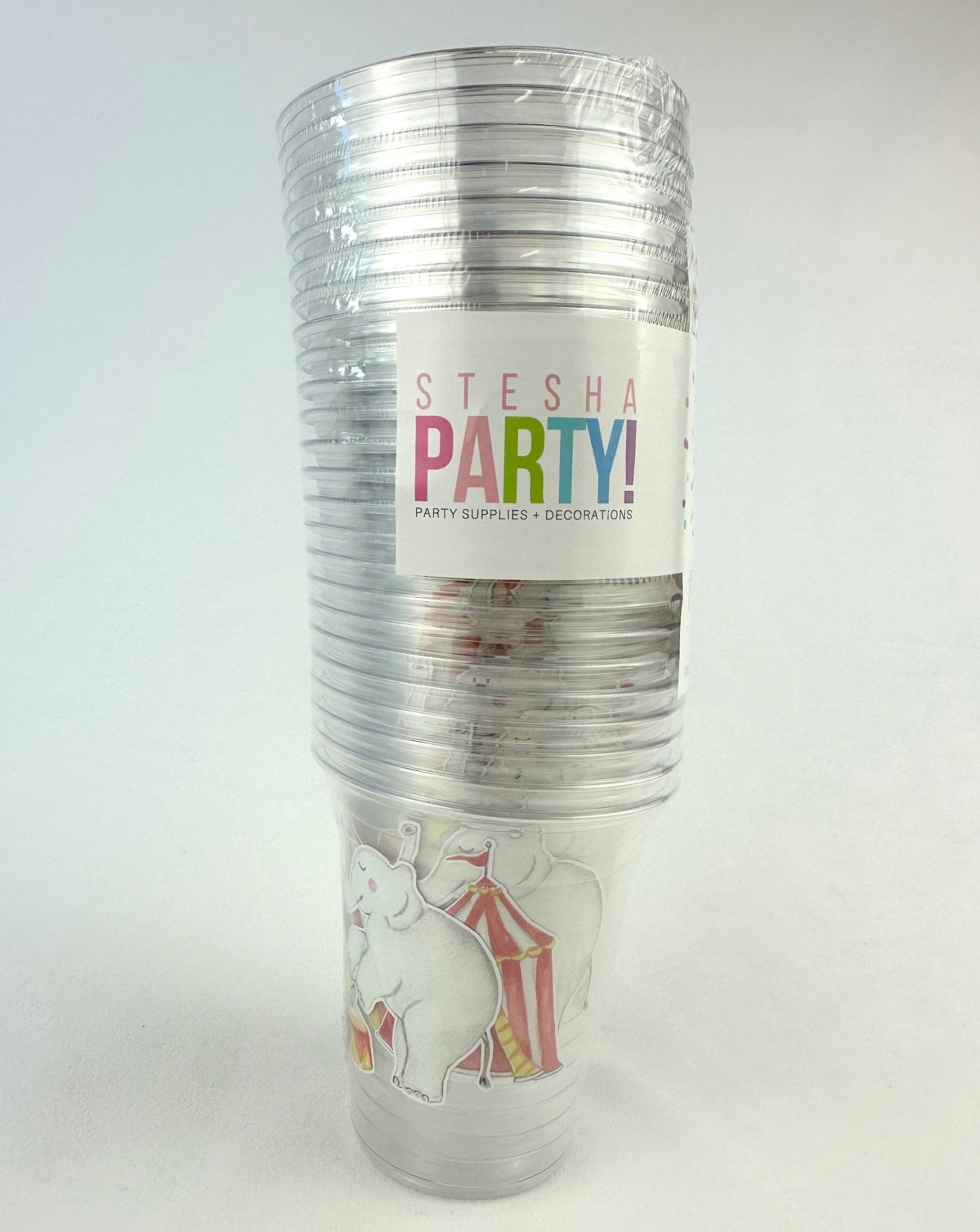 Circus Birthday Party Cups 24ct - Stesha Party