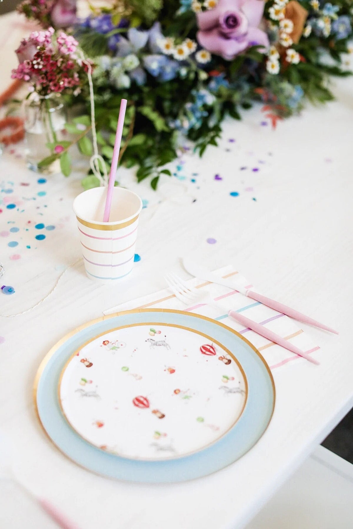 Circus Party Dessert Plates - Stesha Party