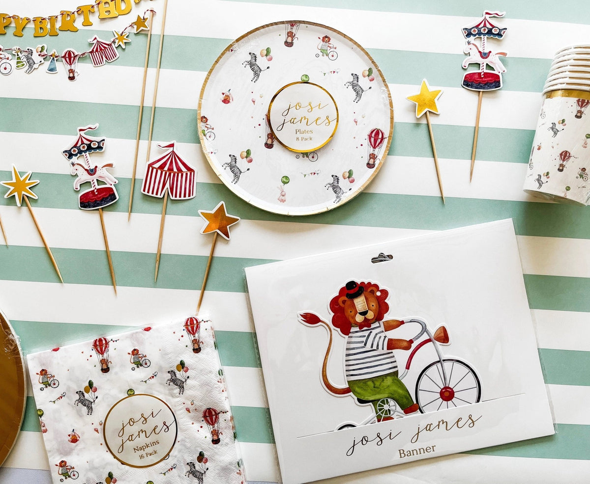 Circus Party Napkins - Stesha Party